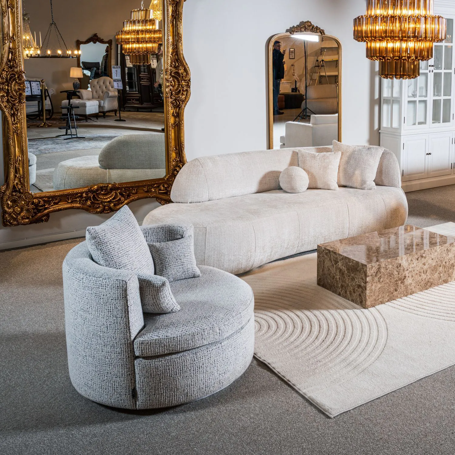 Fåtölj Tweed Coco 80 Snurrbar - Westminster