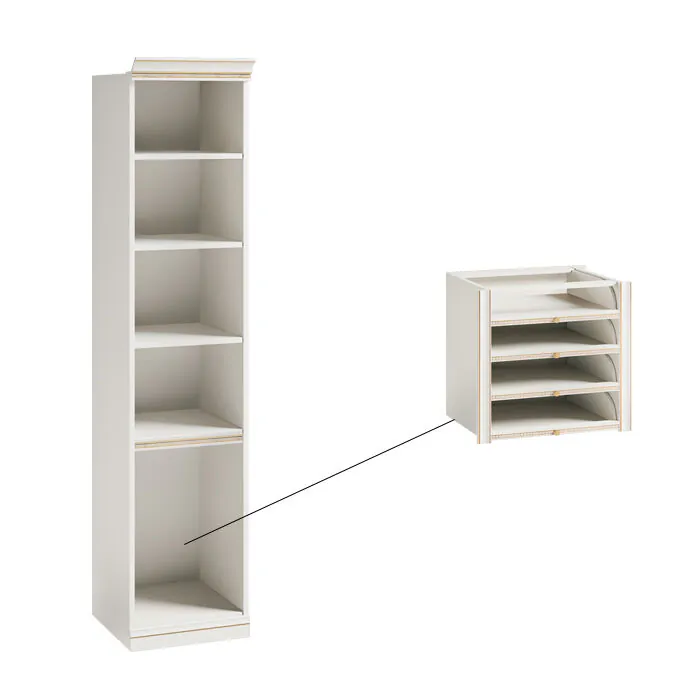 Vit Garderobsmodul 1D-12 - Monte Carlo
