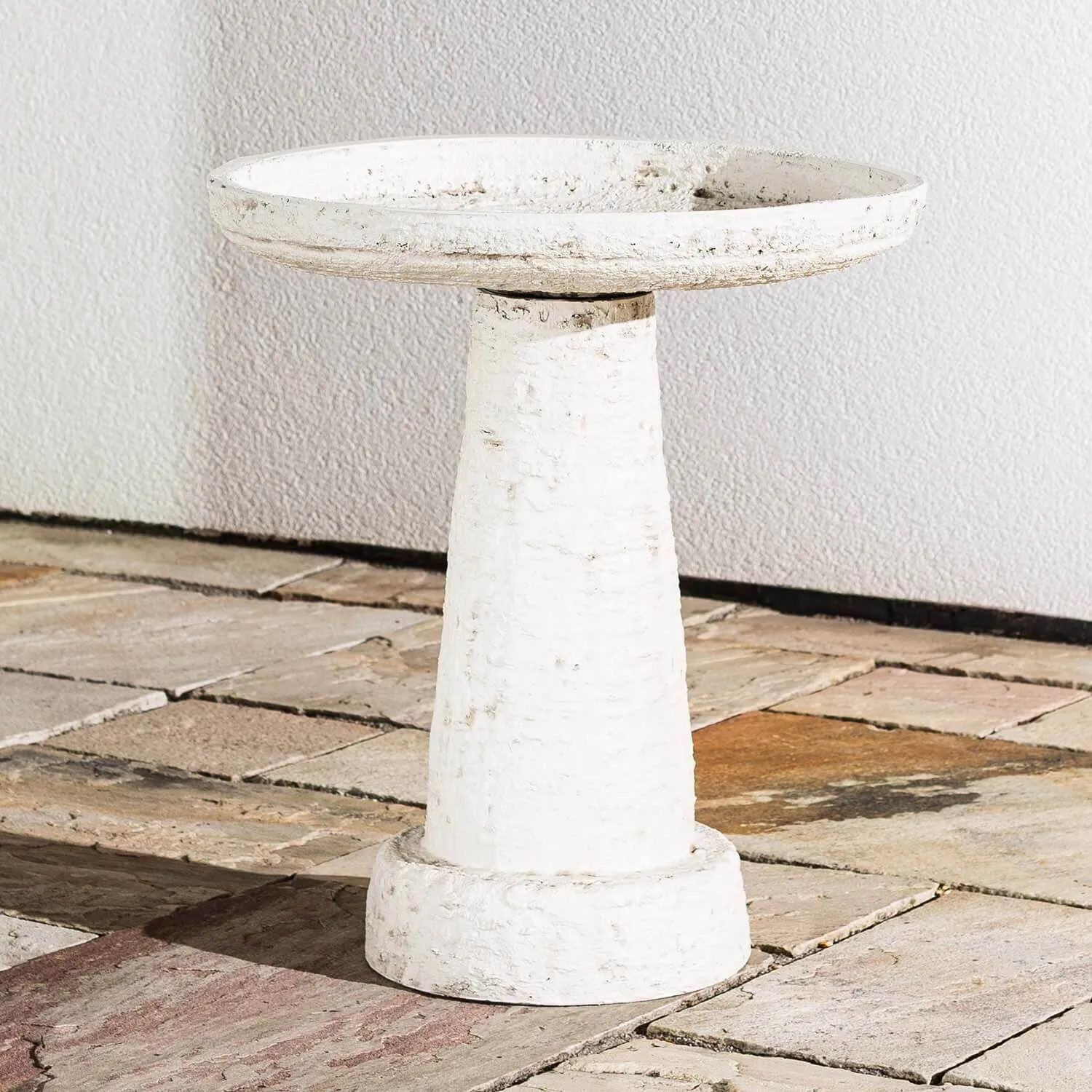 Fågelbad 47x54cm Vit - Fabia