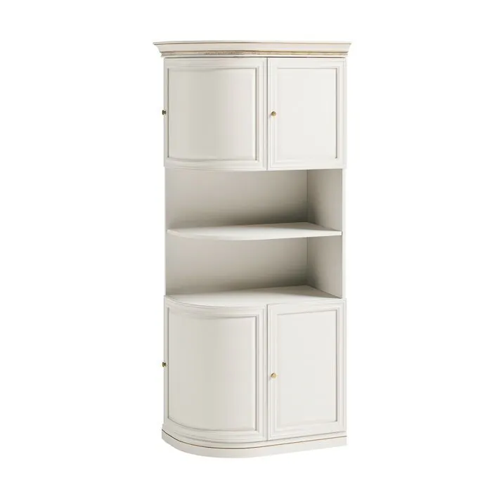 Vit Garderobsmodul Ytterhörn 15/N Höger Panel - Monte Carlo