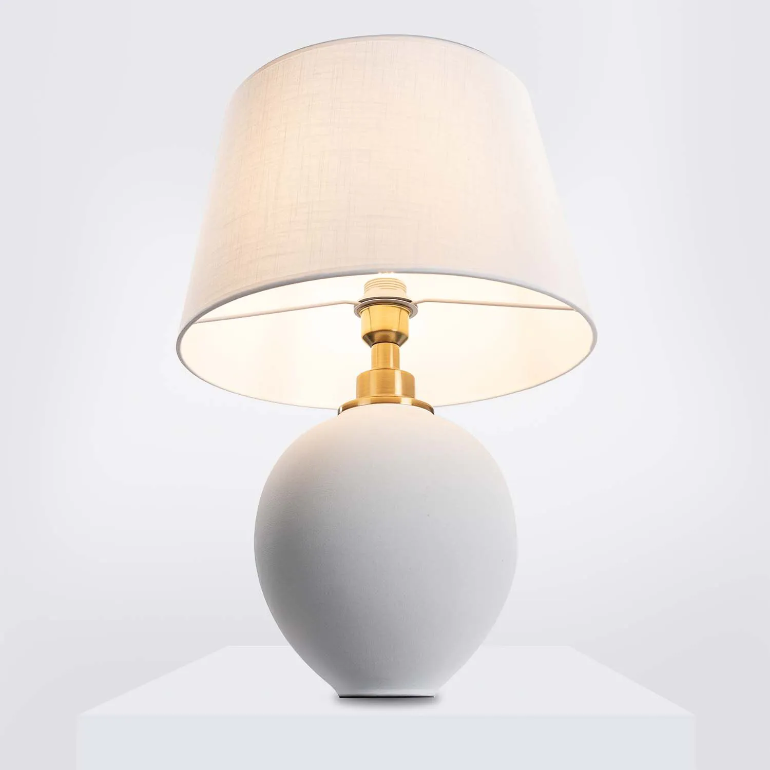 Bordslampa Keramik Grå H60cm - Providence