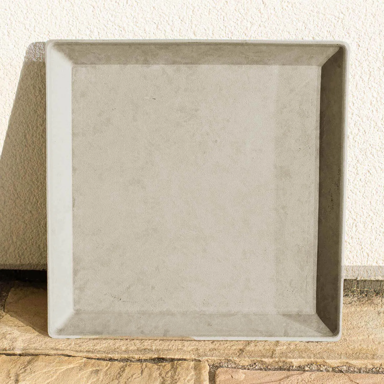 Grå Underlägg Utomhuskrukor 28cm