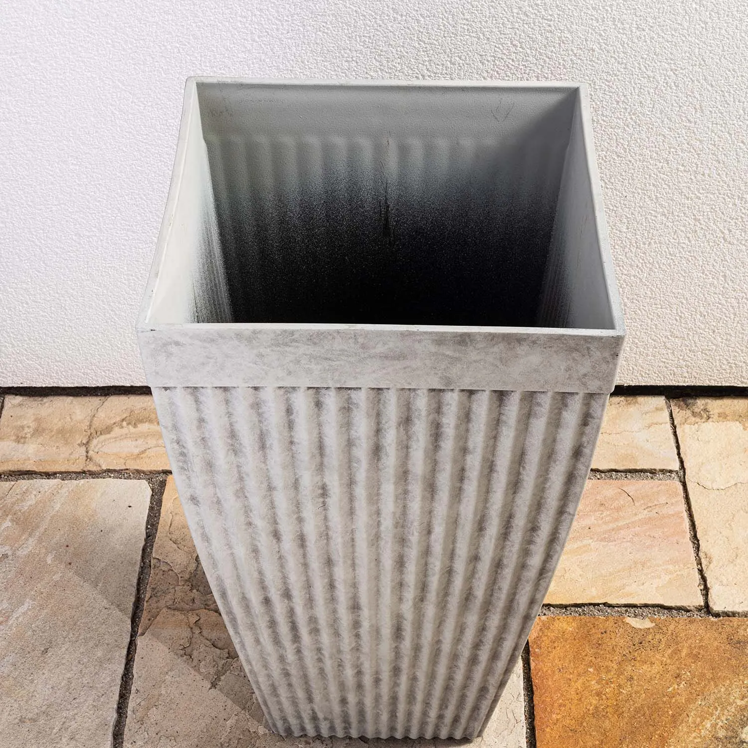 Grå Kruka Utomhus 43x42cm - Luisa