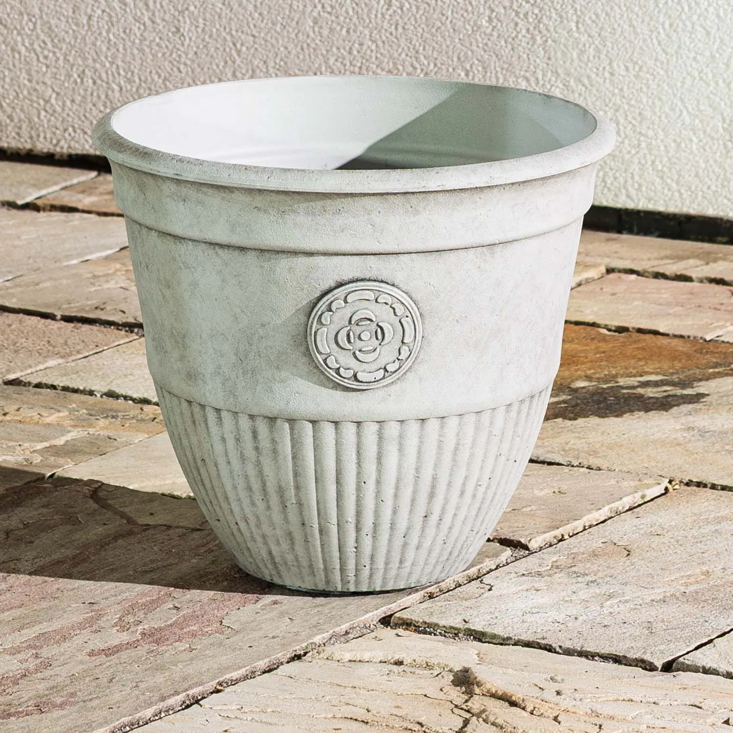 Grå Kruka Utomhus 36x30cm - Antonella