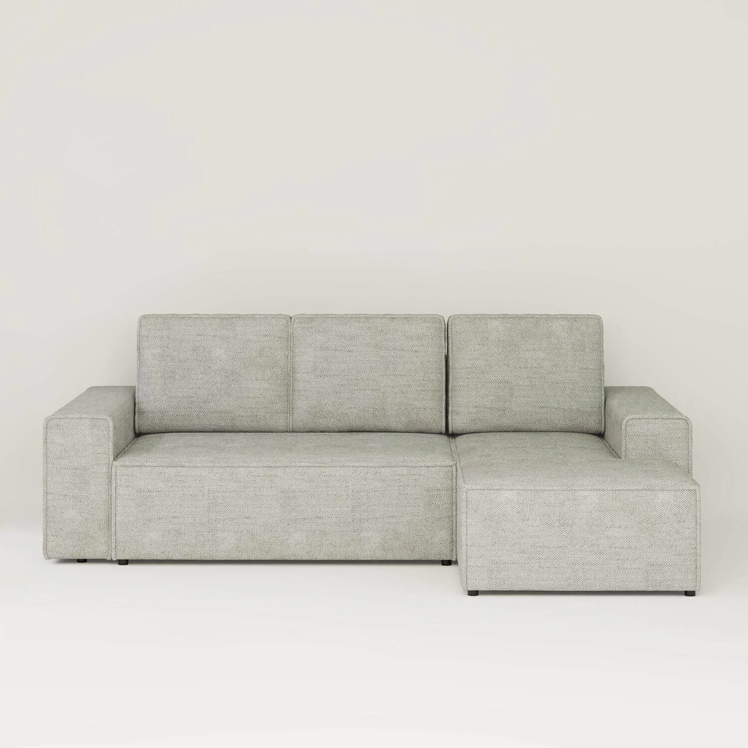 Bäddsoffa Divan Höger 255cm Greige - Sydney