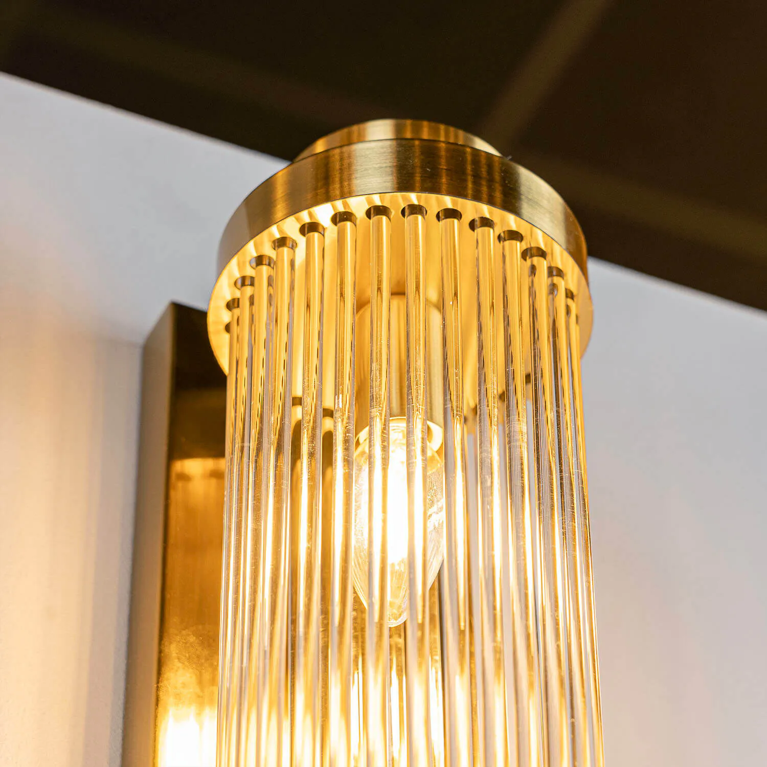 Kristall Vägglampa Nice Guld H40cm