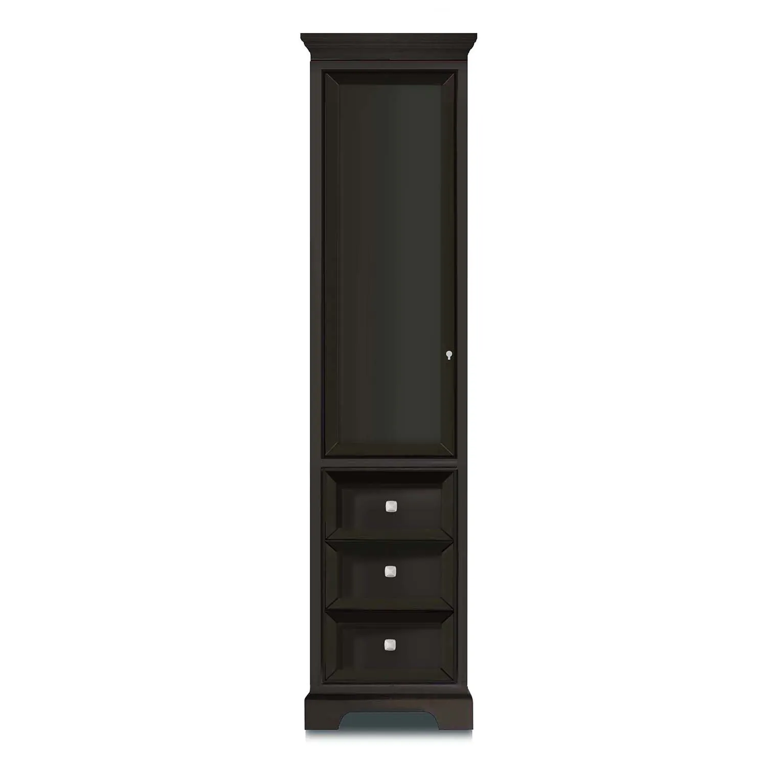 Wyoming Högskåp Badrum Panel 202cm Svart