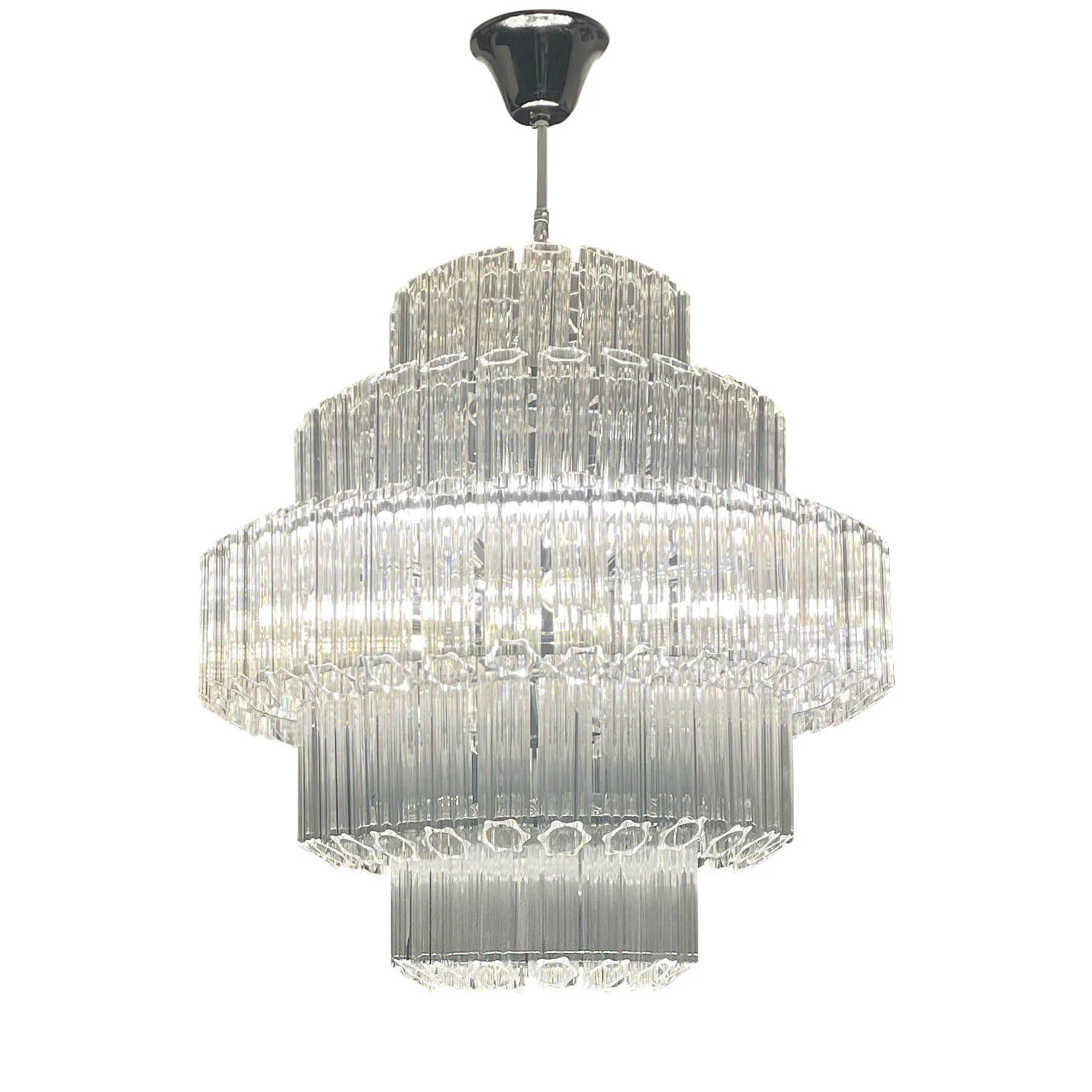 Kristallkrona Ø65cm Verona Krom