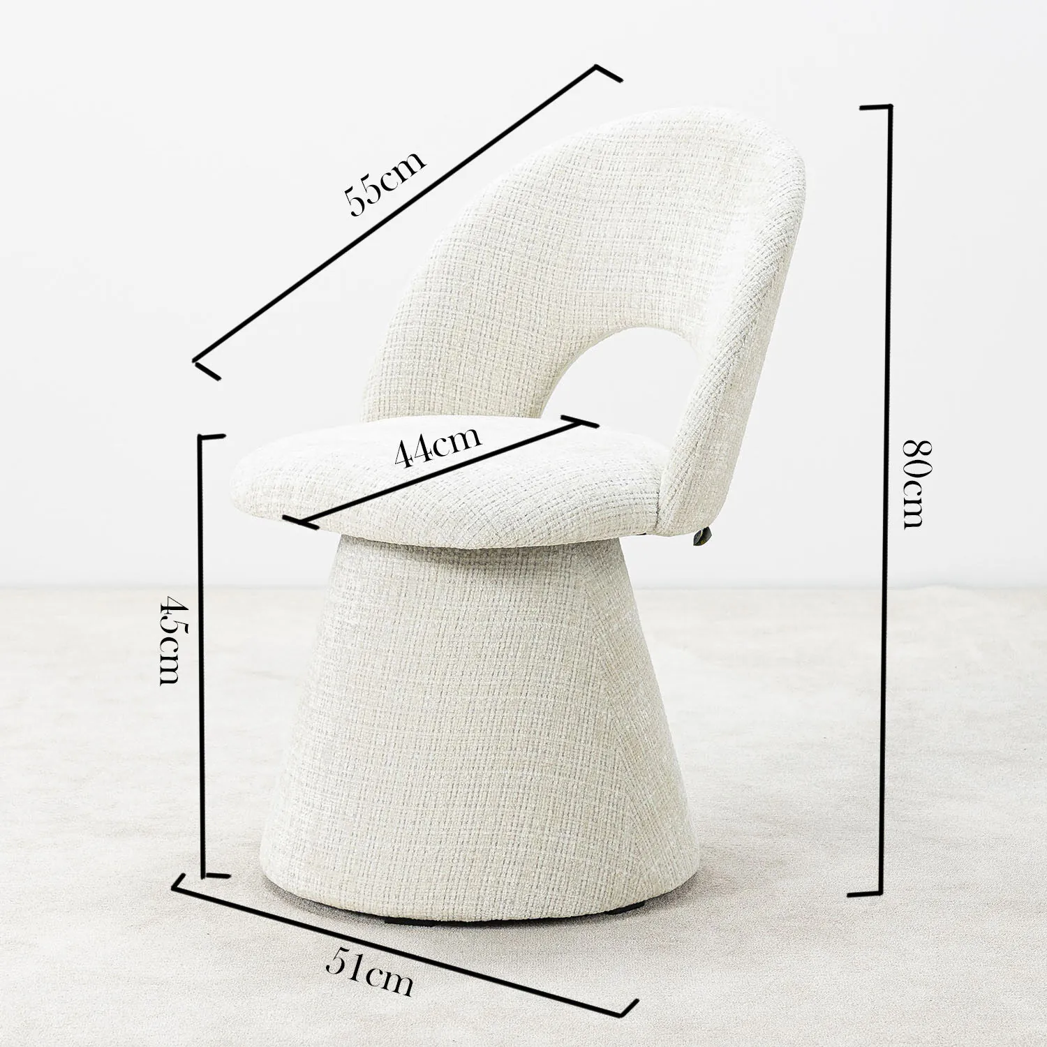 2-pack Köksstol Vit - Calais
