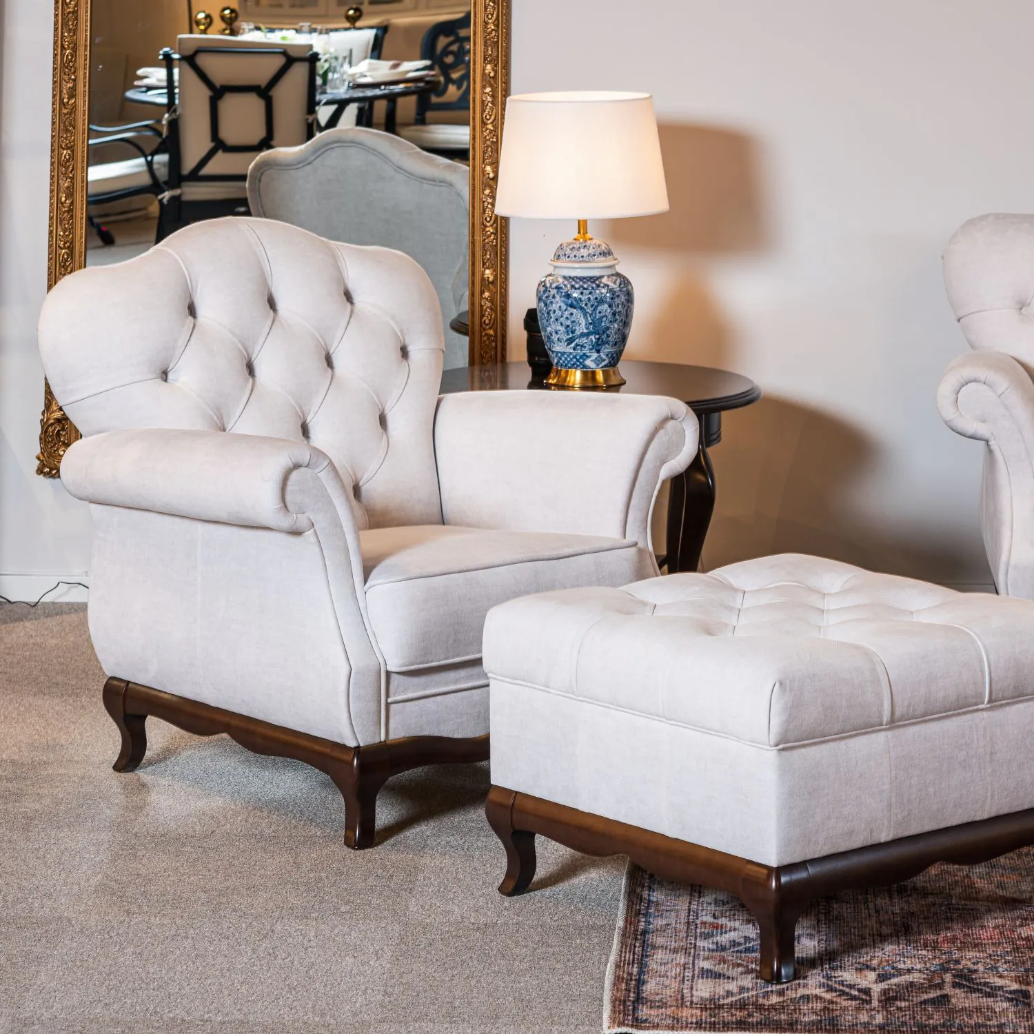 Fåtölj Sand - Chesterfield