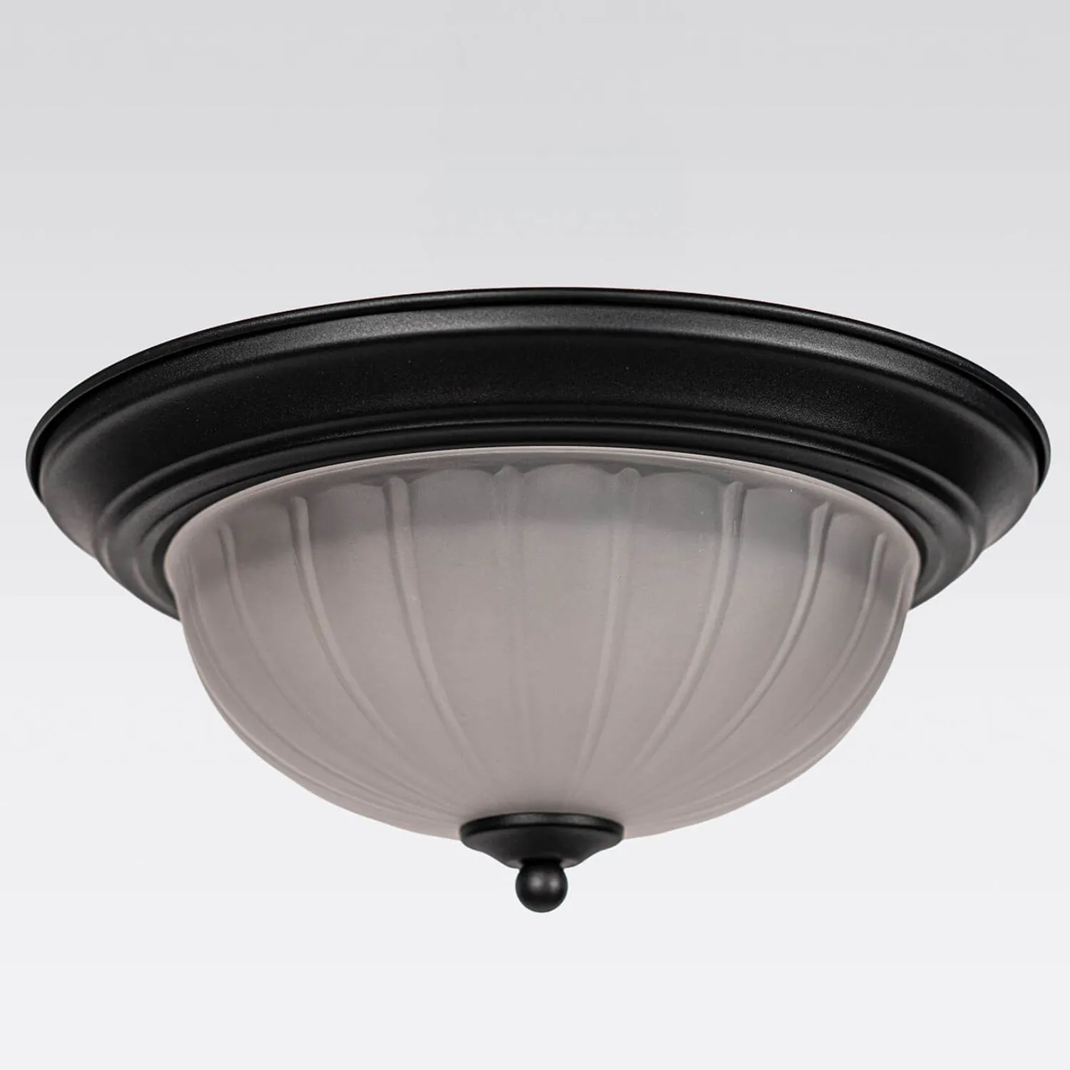 Takplafond Ø33cm Rustik Svart - Monterey