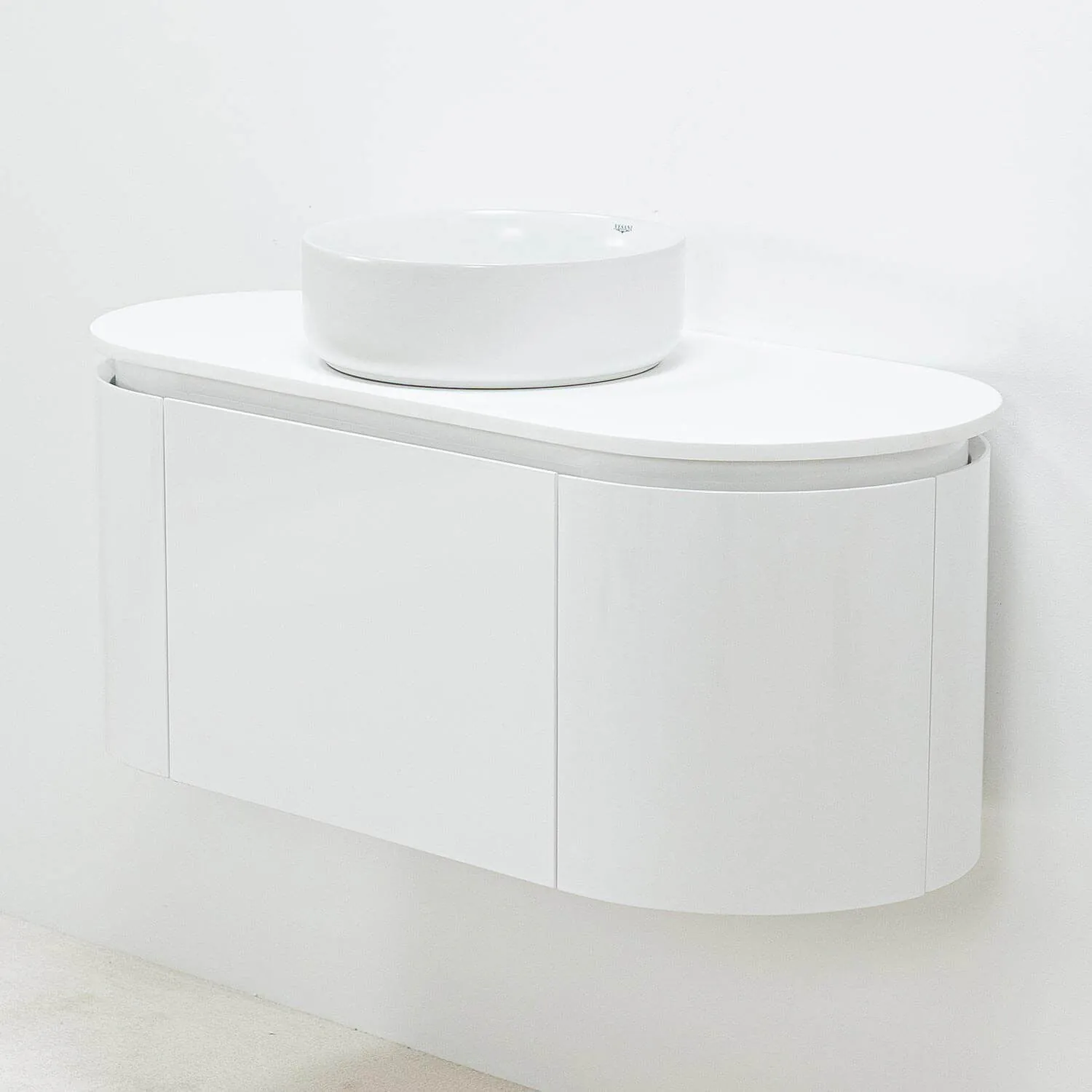 Sandhamn vit 100cm - modern badrumskommod 