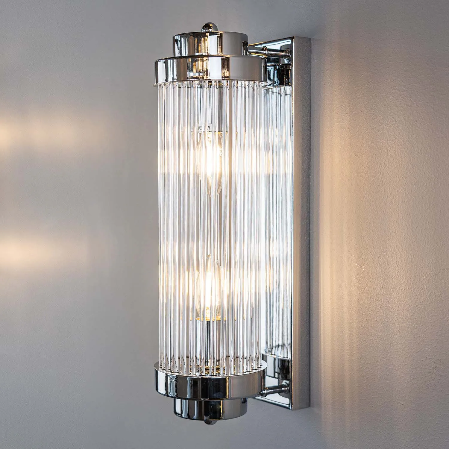 Kristall Vägglampa Nice Krom H40cm