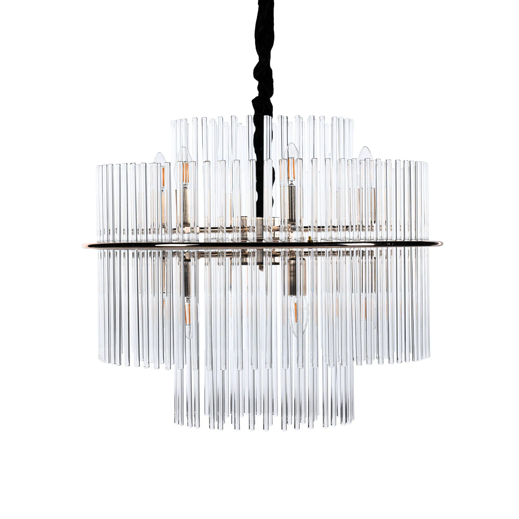 Taklampa Kristall Ø60cm Milan Guld