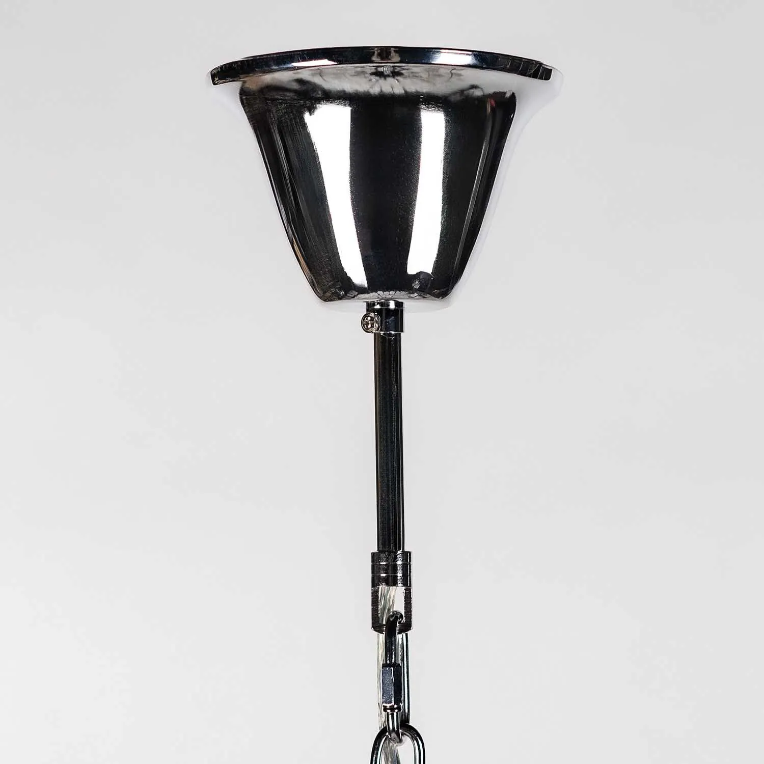 Kristallkrona Ø75cm Krom/Opal - Cagliari