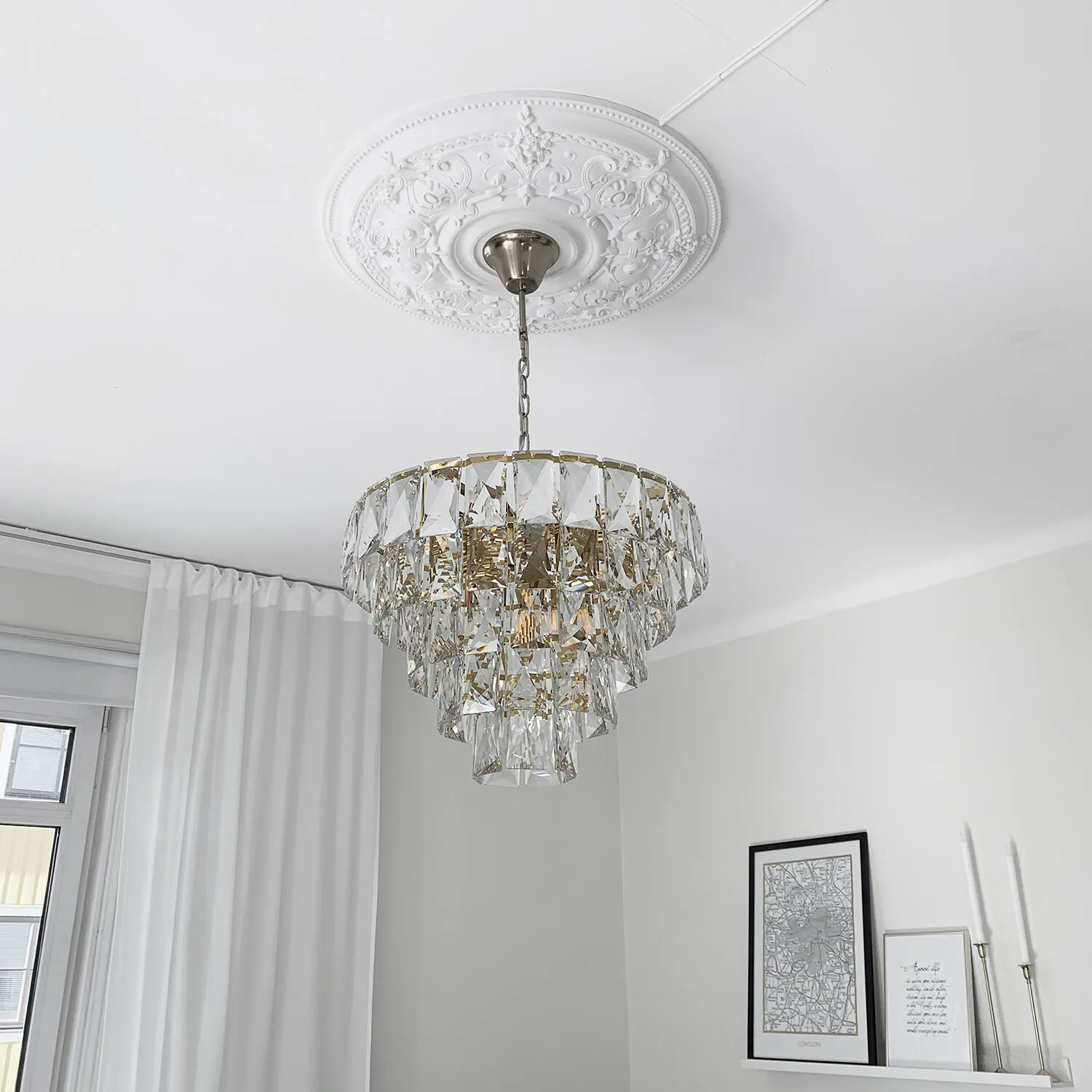 Kristallkrona Barcelona Mässing Ø 60cm