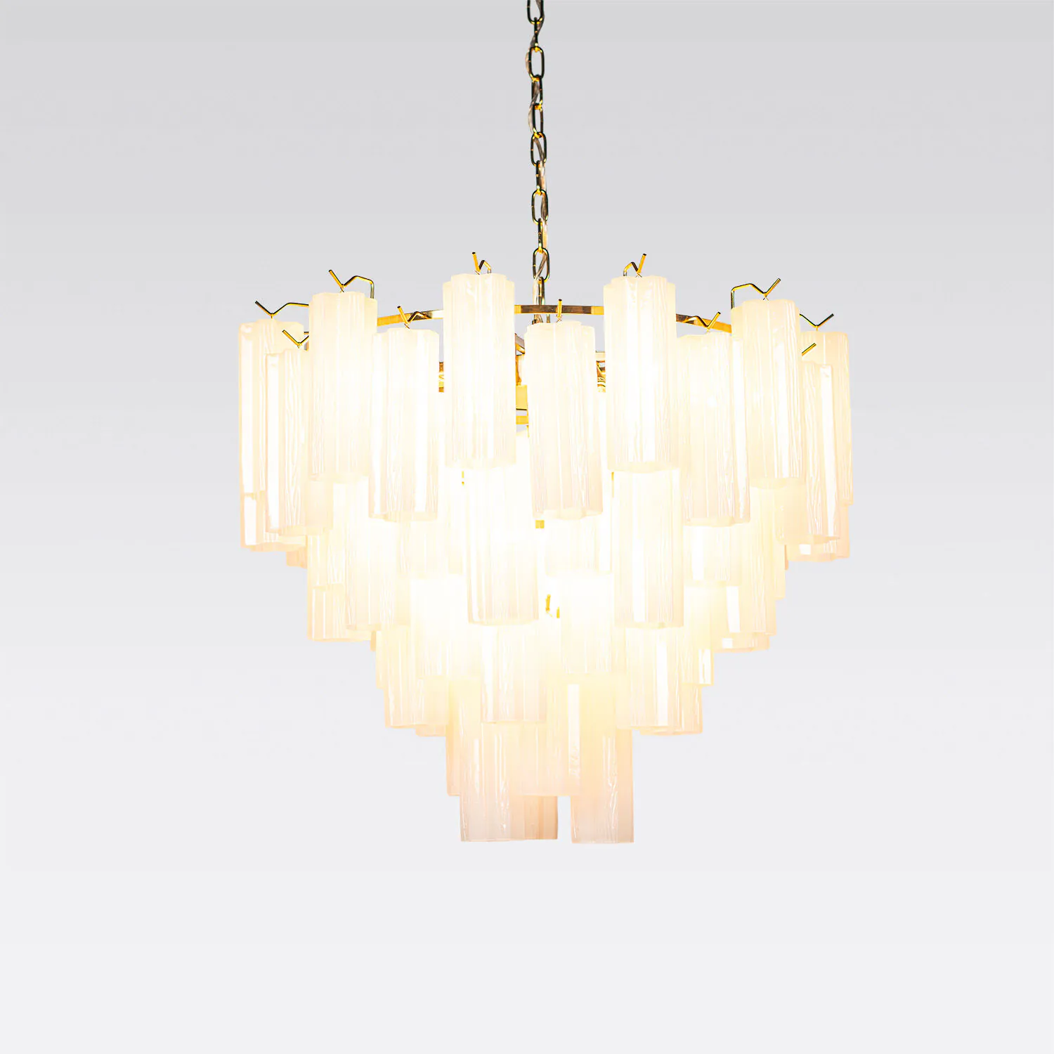 Kristallkrona Ø75cm Mässing/Opal - Cagliari