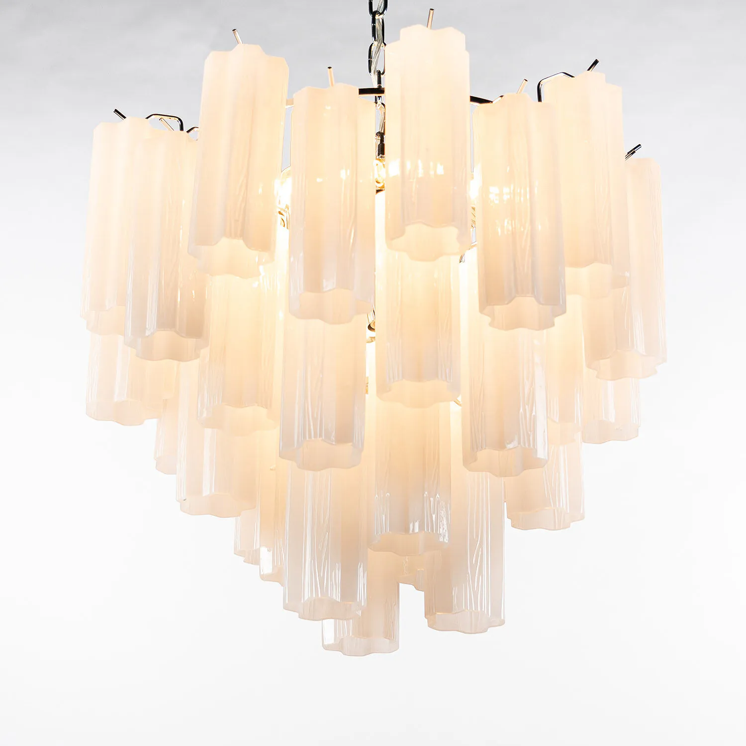 Kristallkrona Ø58xH50cm Opal/Mässing - Cagliari