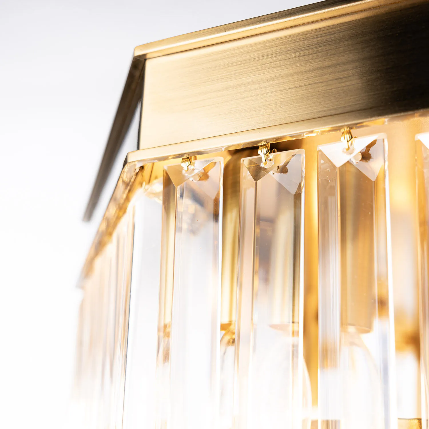 Plafond Kristall Hannover Guld Ø 60cm