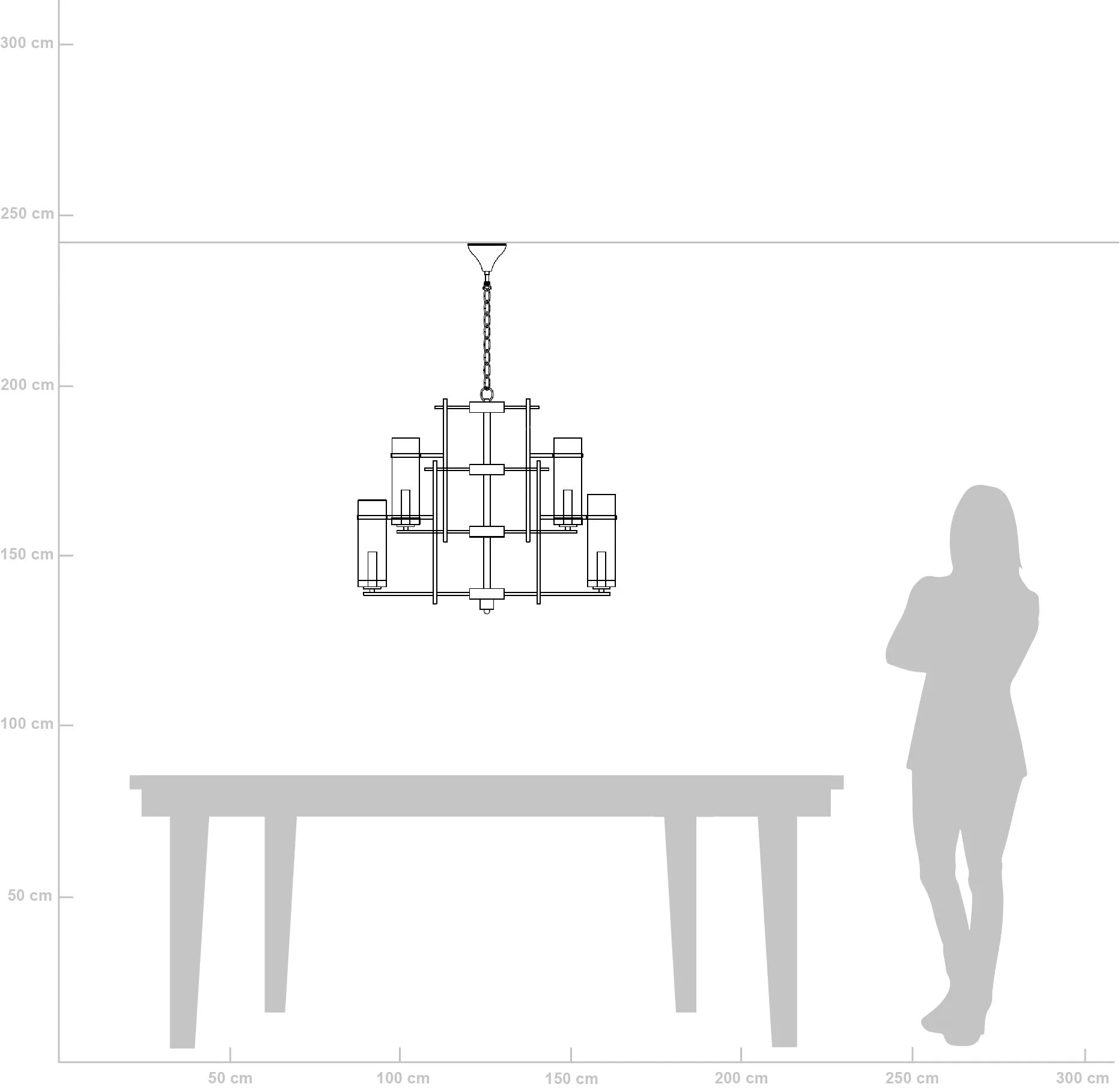 Takkrona Smide Svart Kansas Ø 75cm