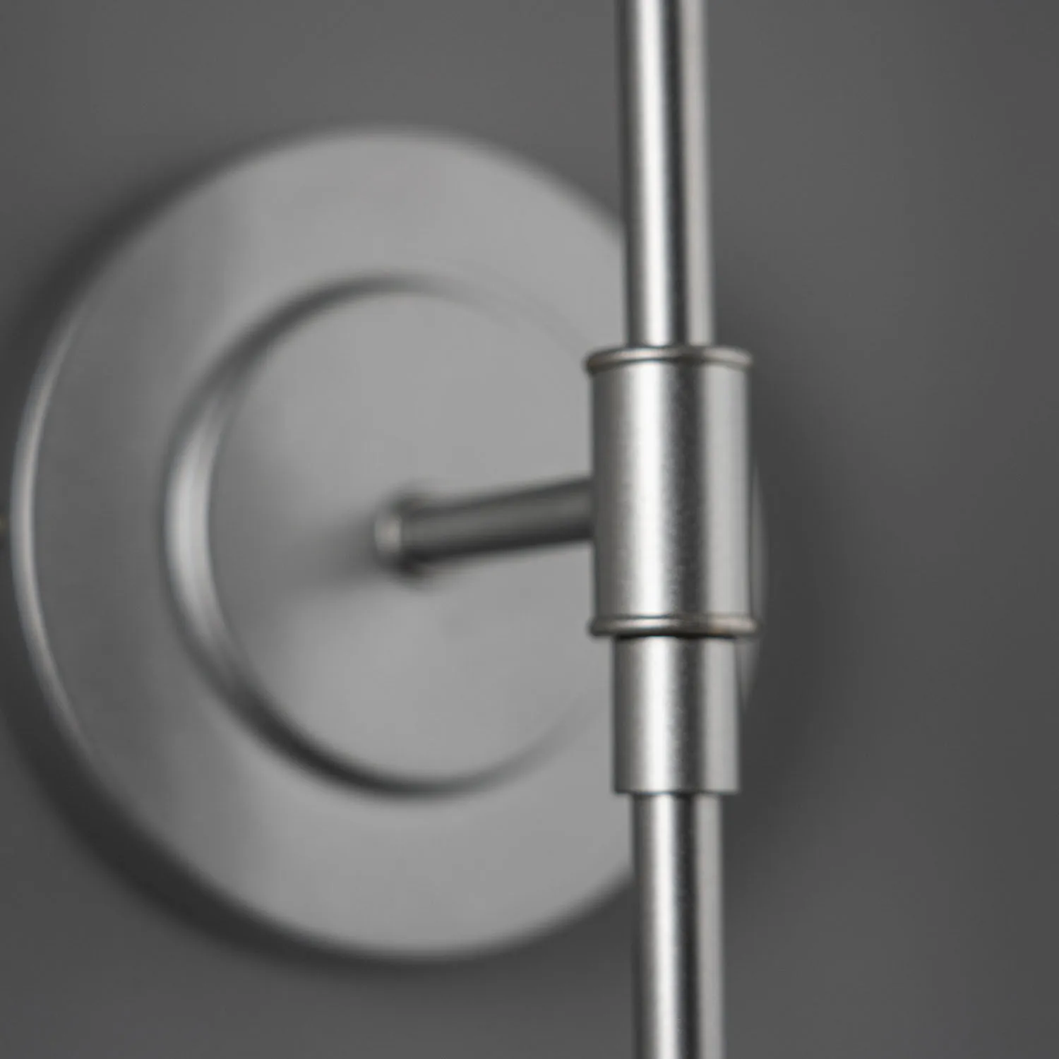 Vägglampa Silver Med Hatt H51 - Hampton