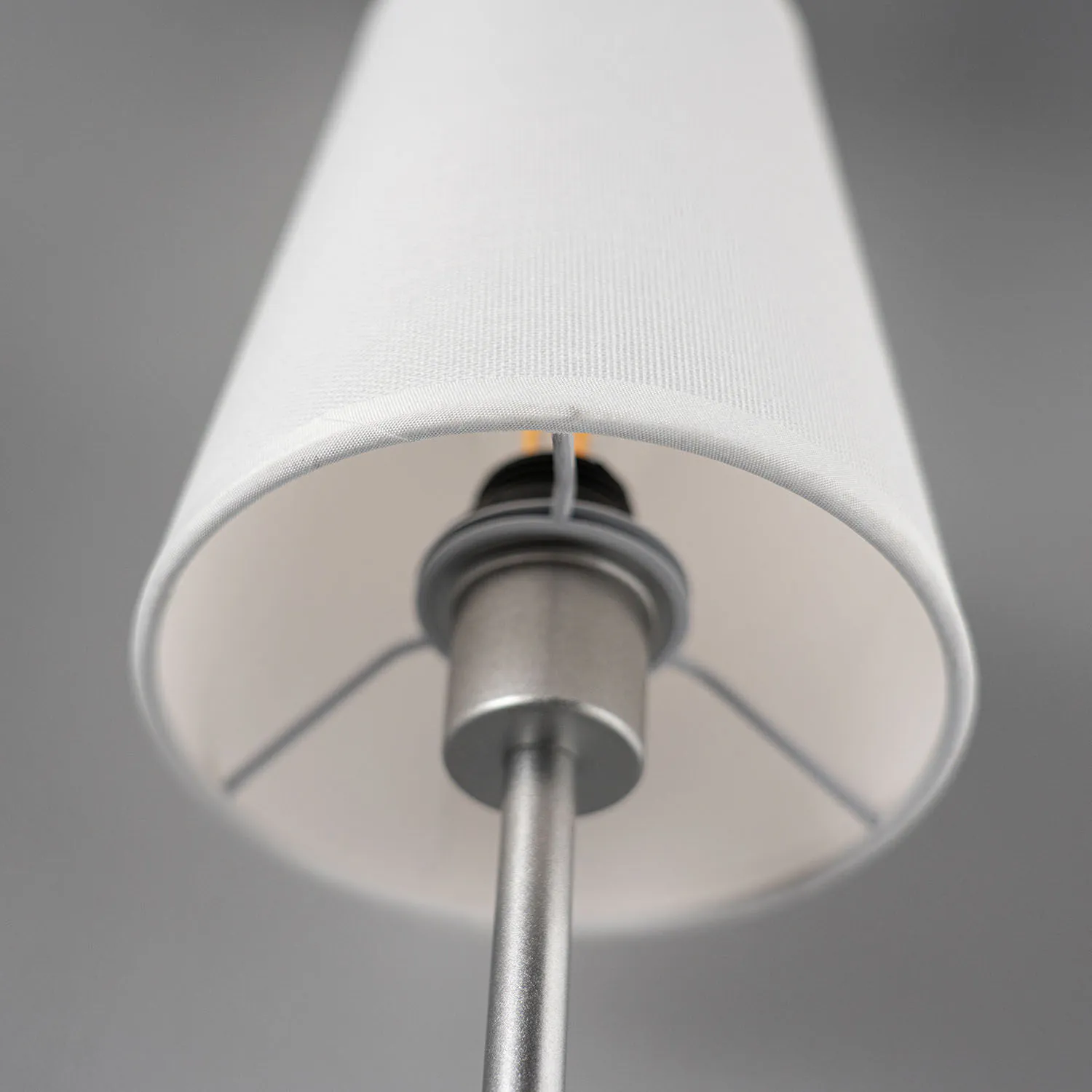 Vägglampa Silver Med Hatt H51 - Hampton