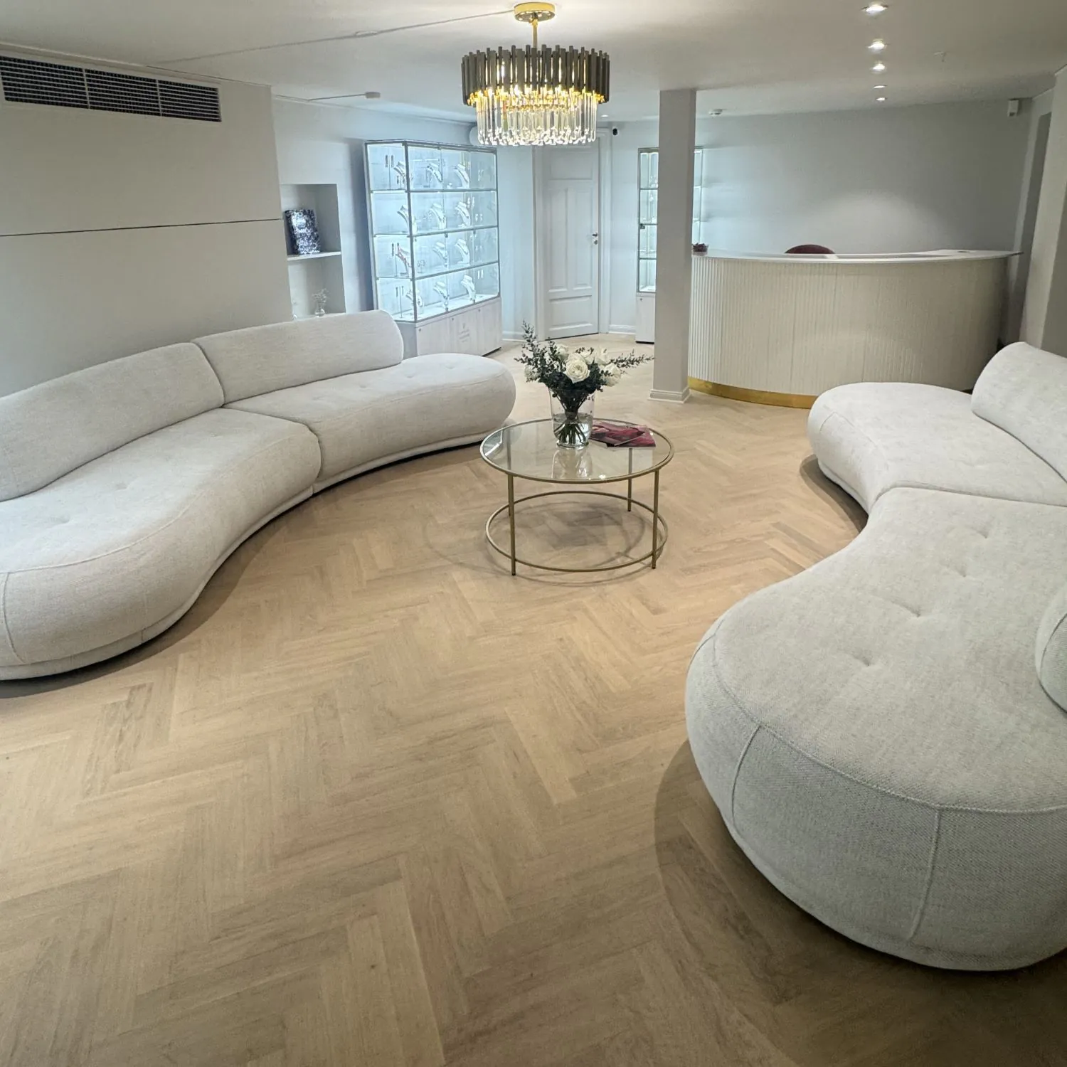 Soffa 3-sits XL 350cm Greige - Bel Air