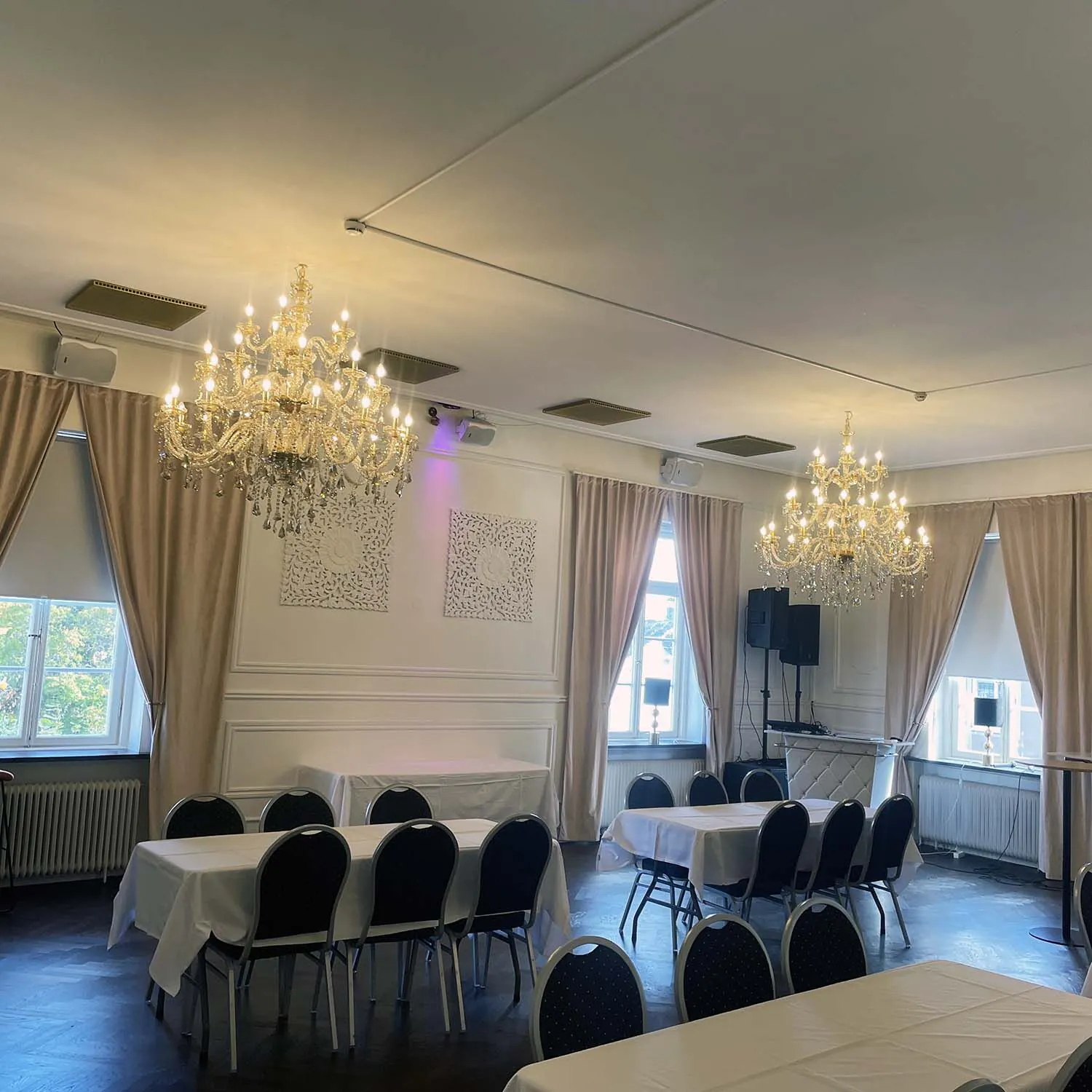 Stor Kristallkrona Ø130xH130cm Cognac - Genéve