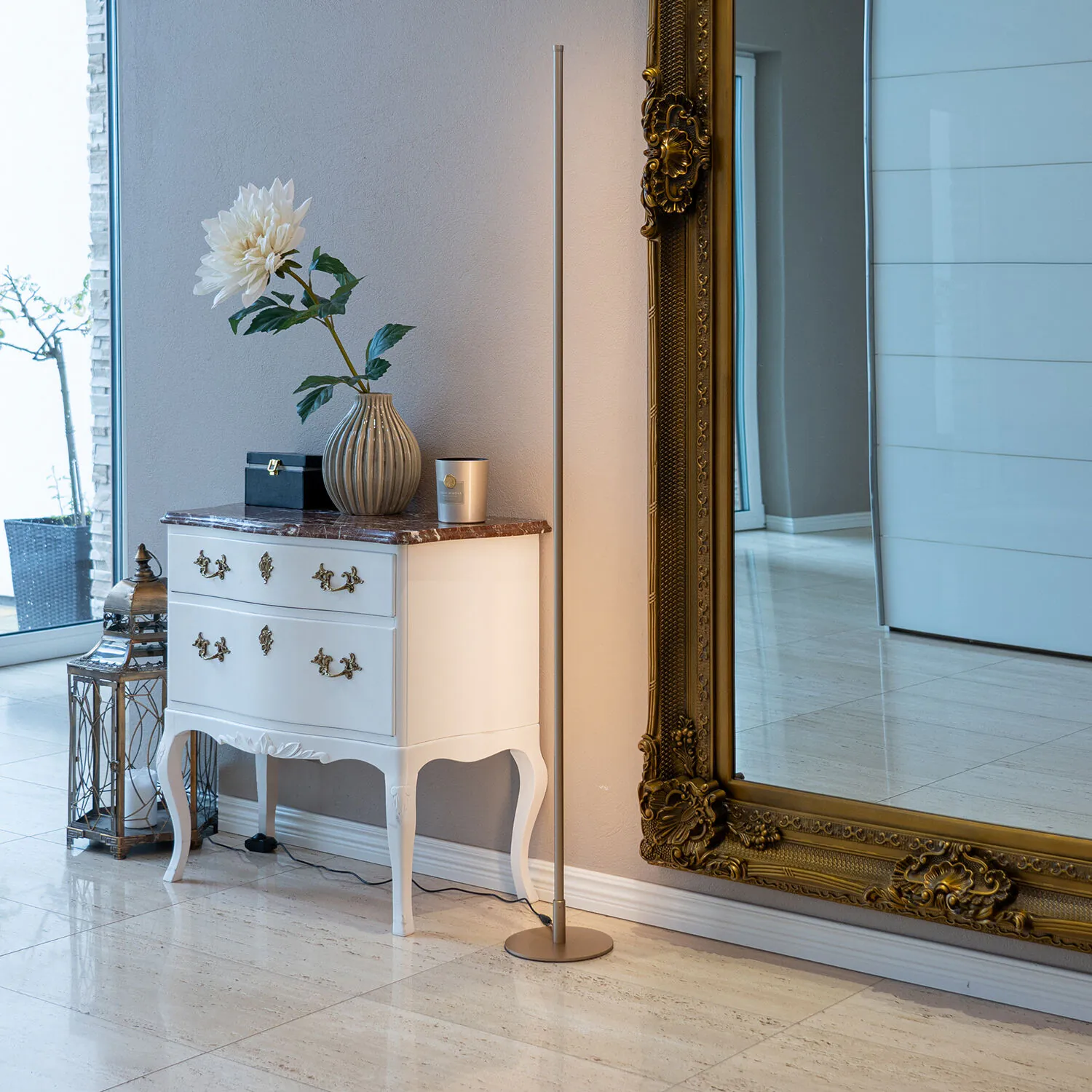 LED Golvlampa Guld 150cm - Lidingö