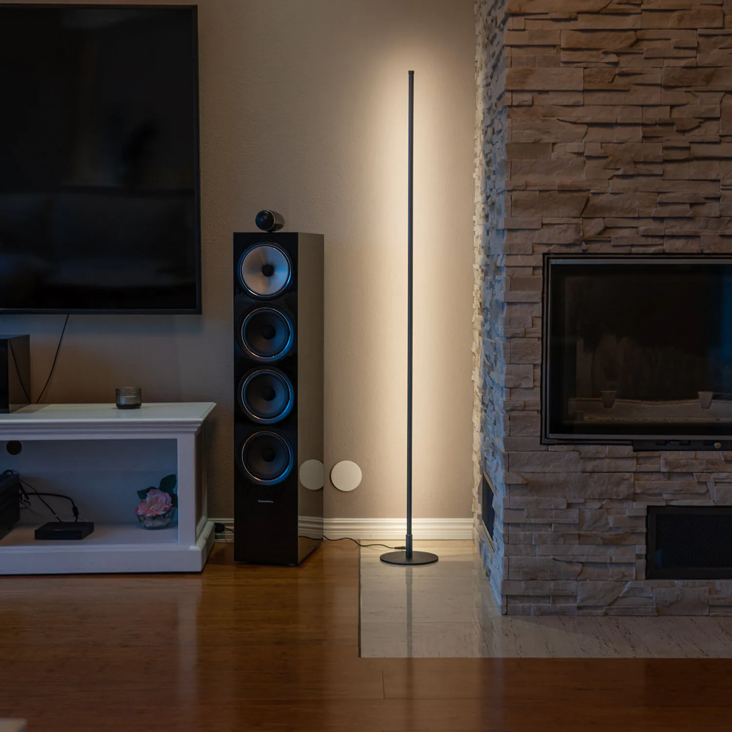 LED Golvlampa Svart 150cm - Lidingö