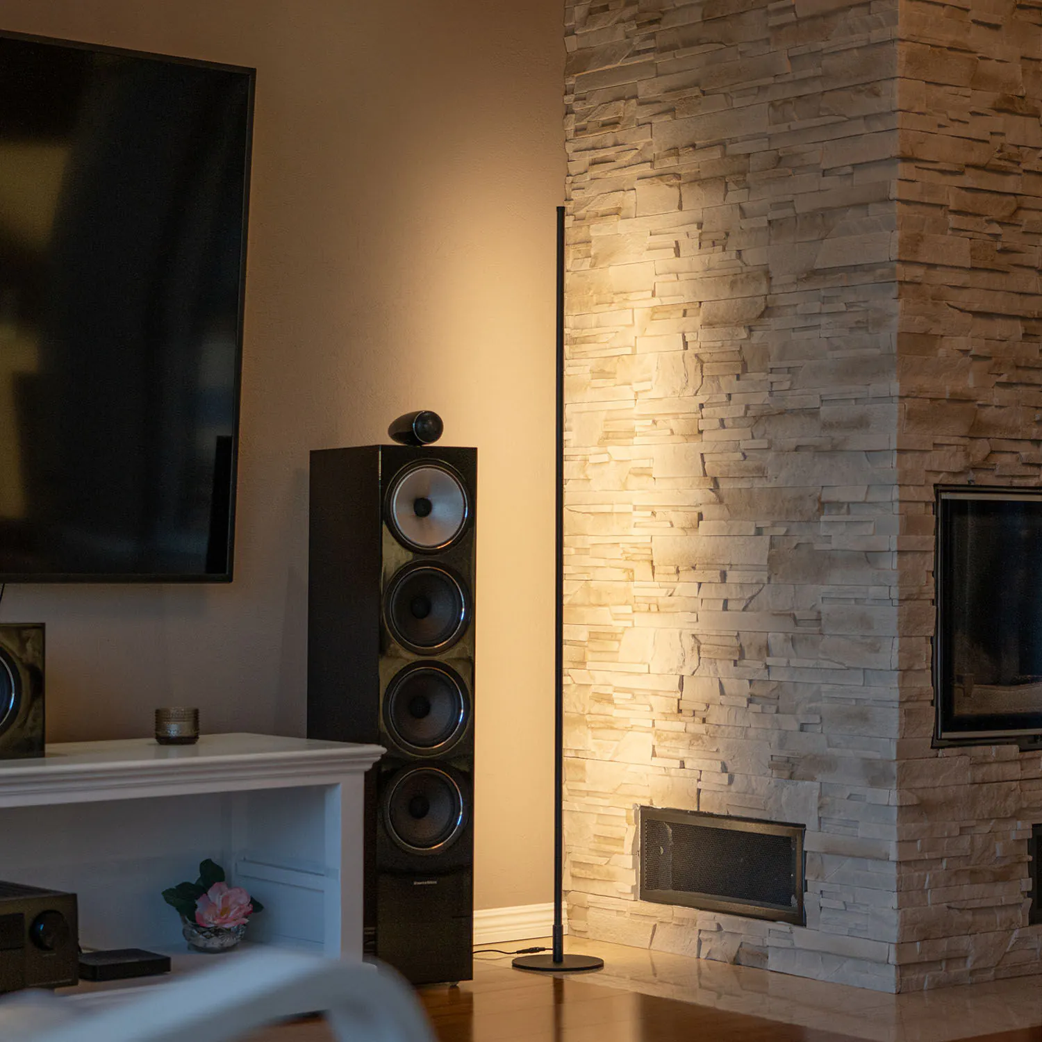 LED Golvlampa Svart 150cm - Lidingö