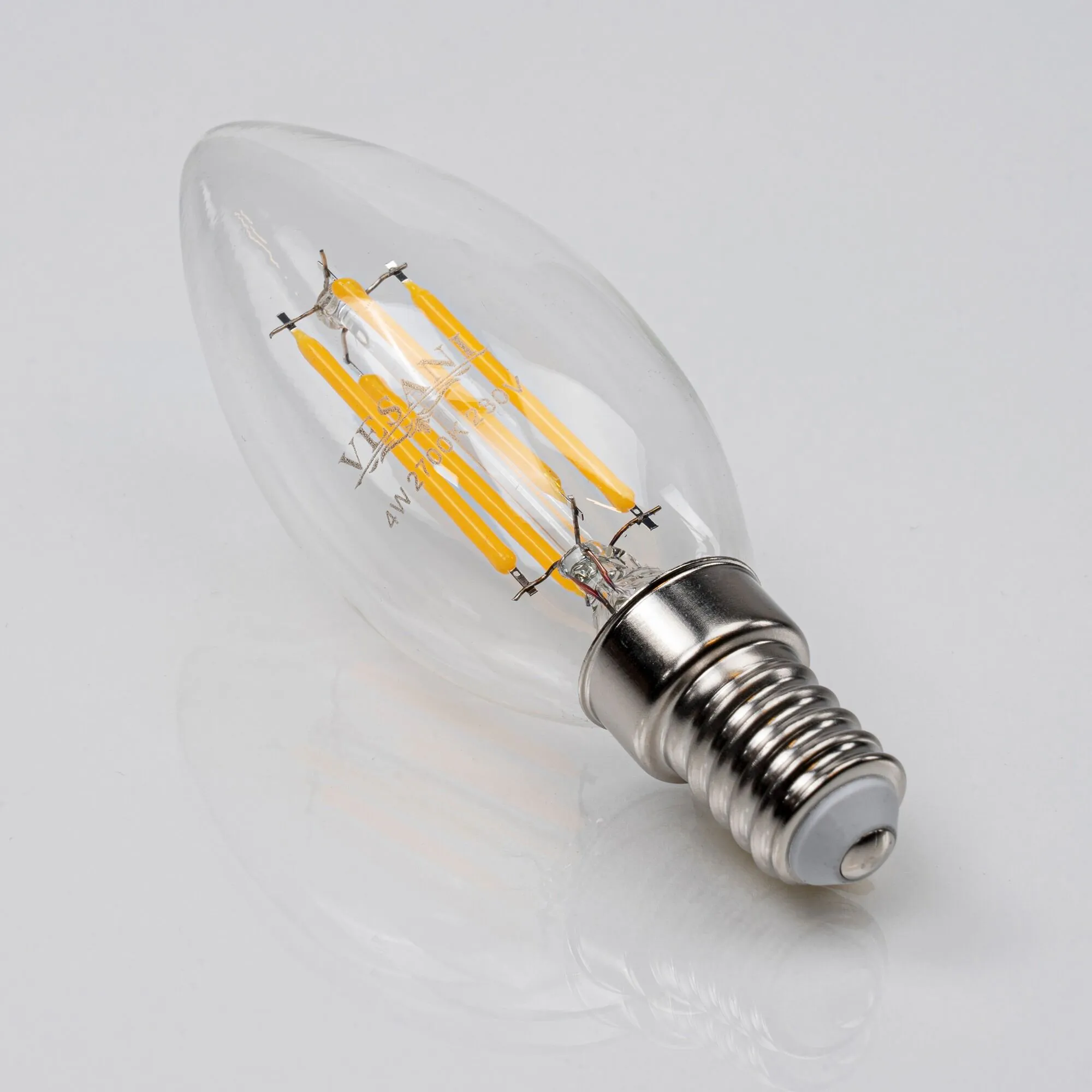 E14 LED Kronljus 4W Varmvit 2700k Dimbar - 1pack