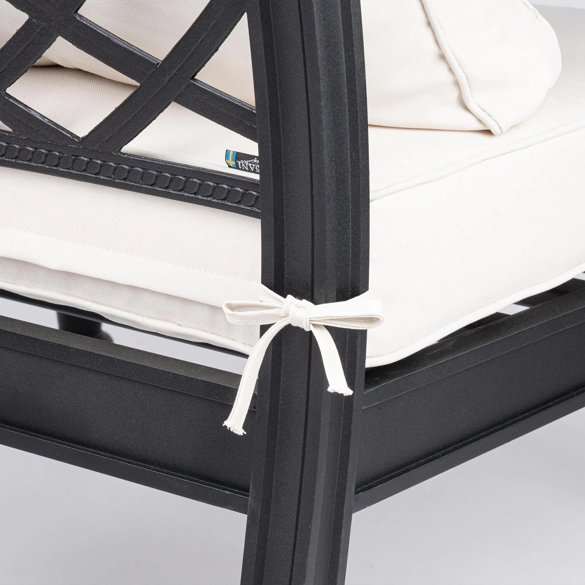 Loungeset Svart Aluminium 5-pers - Florence 