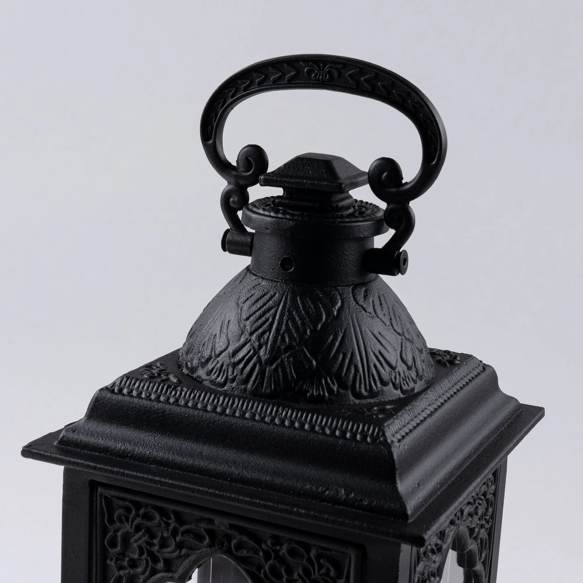 Ljuslykta utomhus H43 Svart Aluminium Portofino