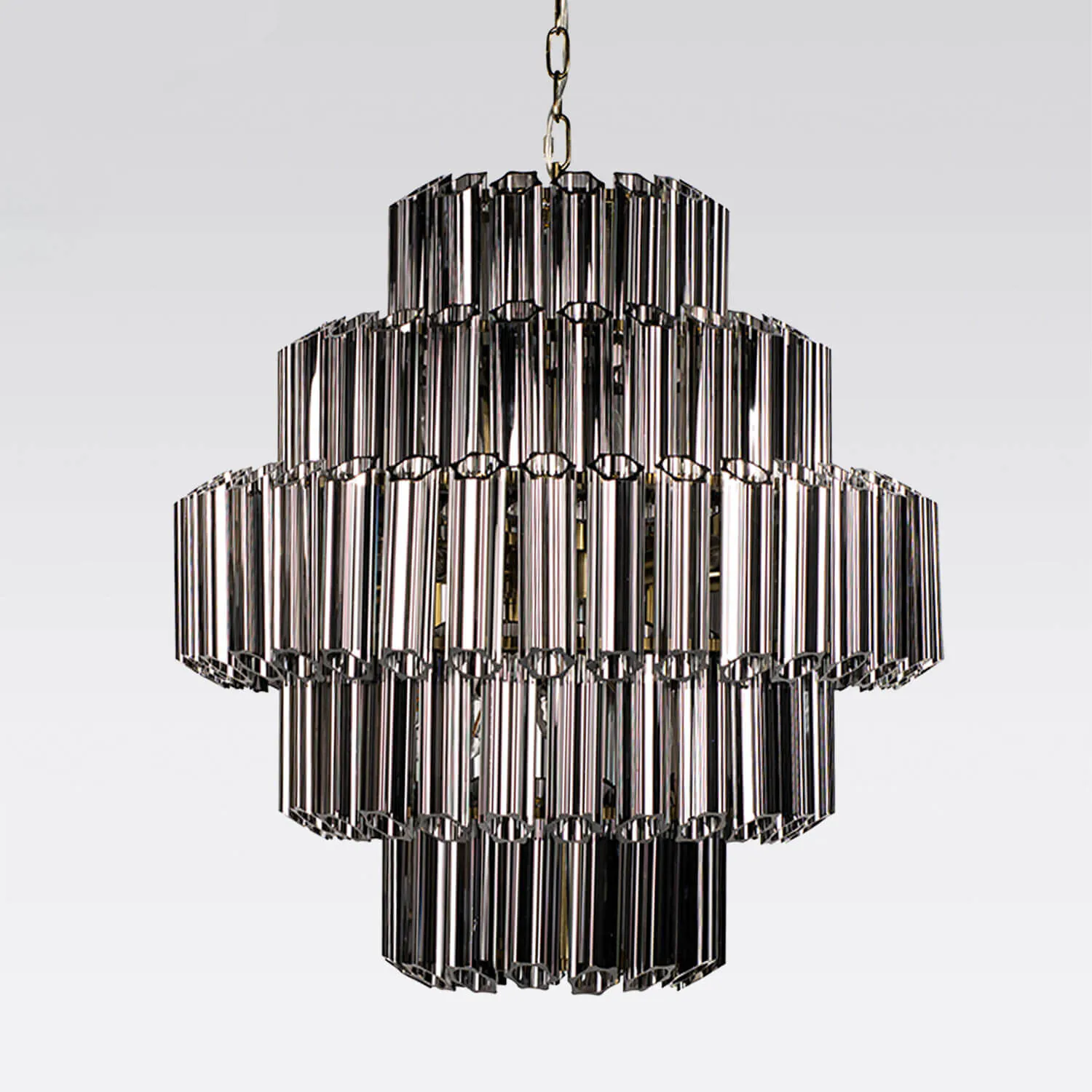 Kristallkrona Ø65cm Mässing/Svart - Verona