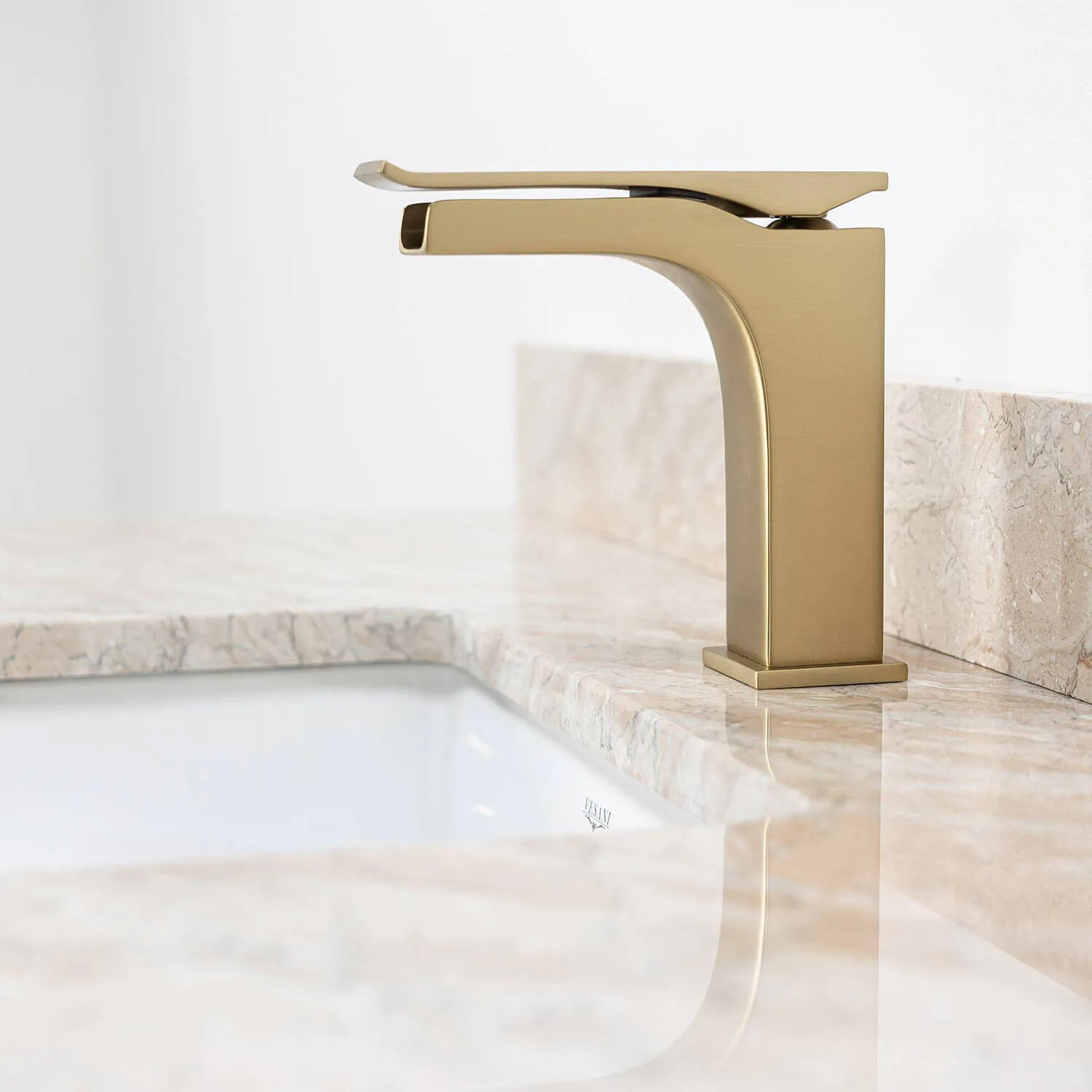 Badrumskommod Ek 80cm Beige Marmor - Marstrand