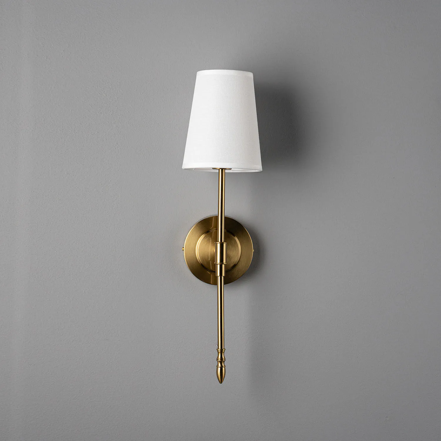 Vägglampa Mässing Med Hatt H51 - Hampton