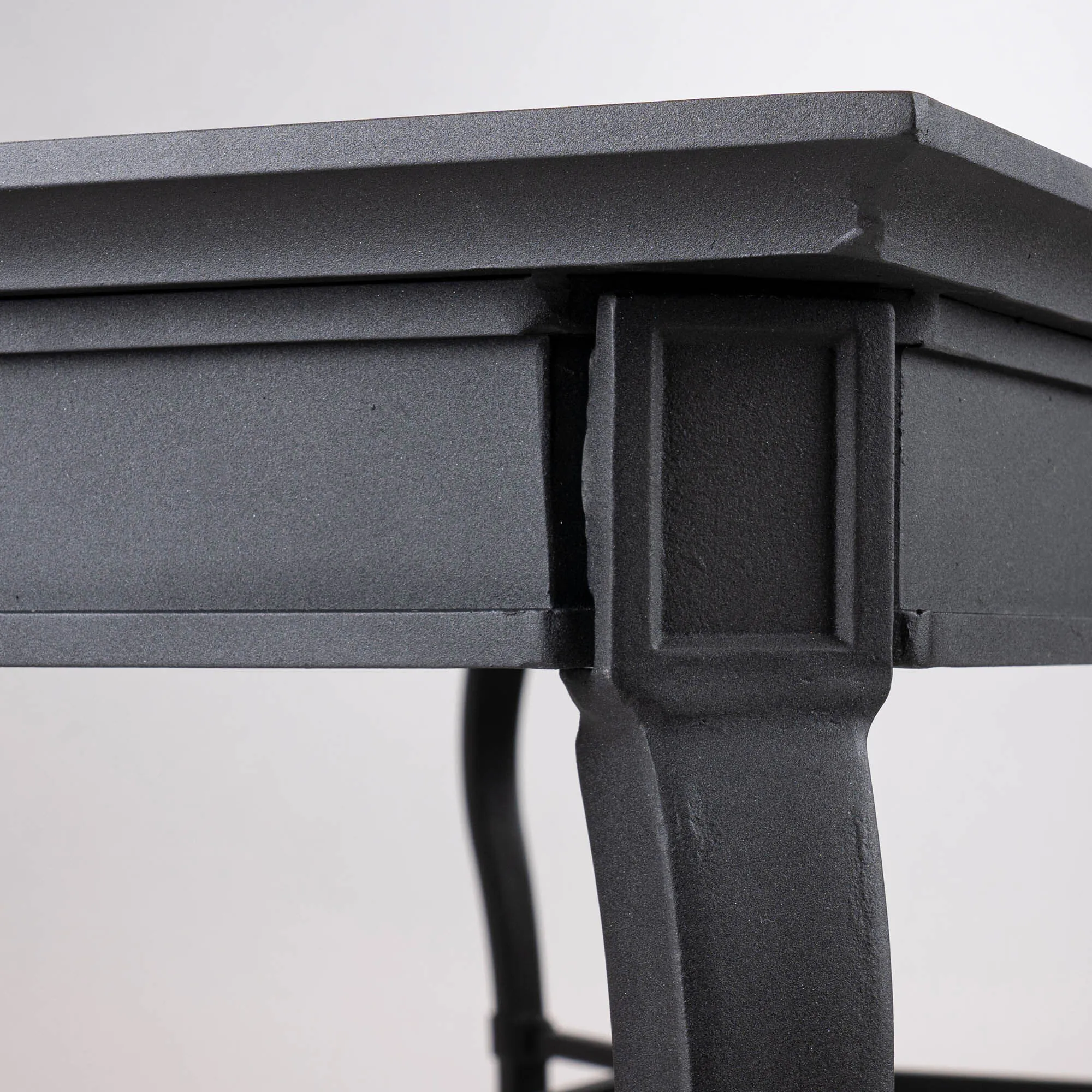 Matbord Utomhus Svart Aluminium St Tropez 213cm