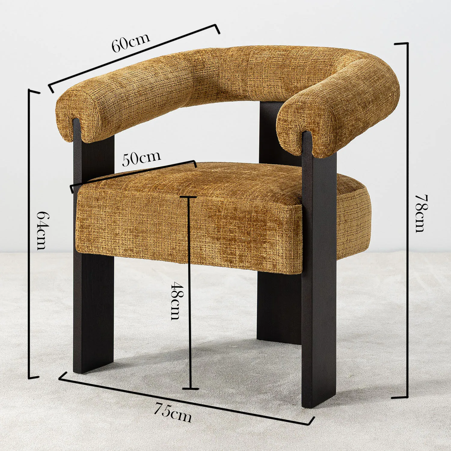 Matstol Wenge/Gul - Santander