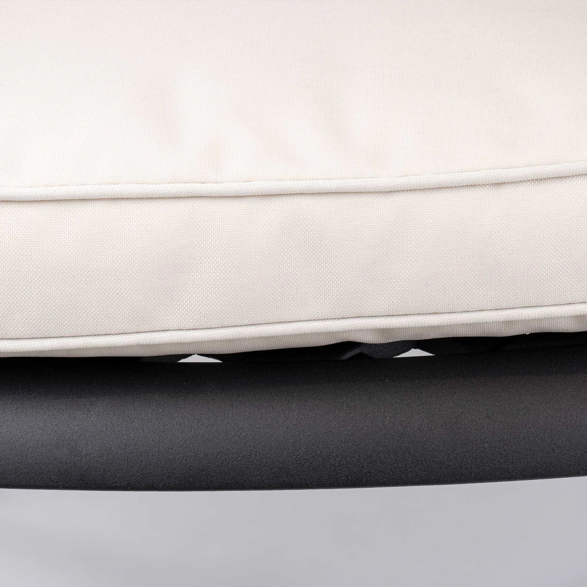 Matstol Utomhus 1-pack Svart Aluminium - Salerno