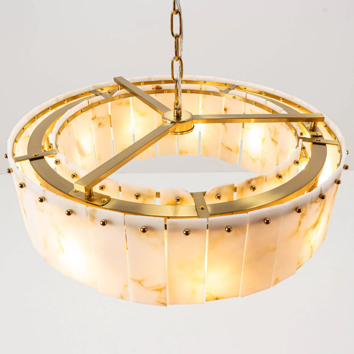 Taklampa Mässing/Marmor Ø55cm - Brescia