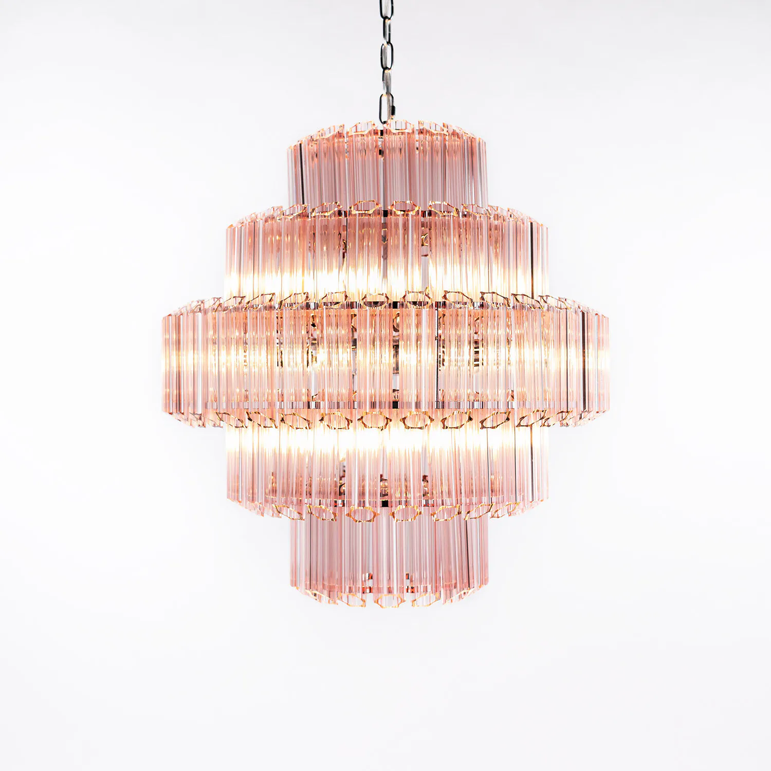 Kristallkrona Ø65cm Verona Rosa