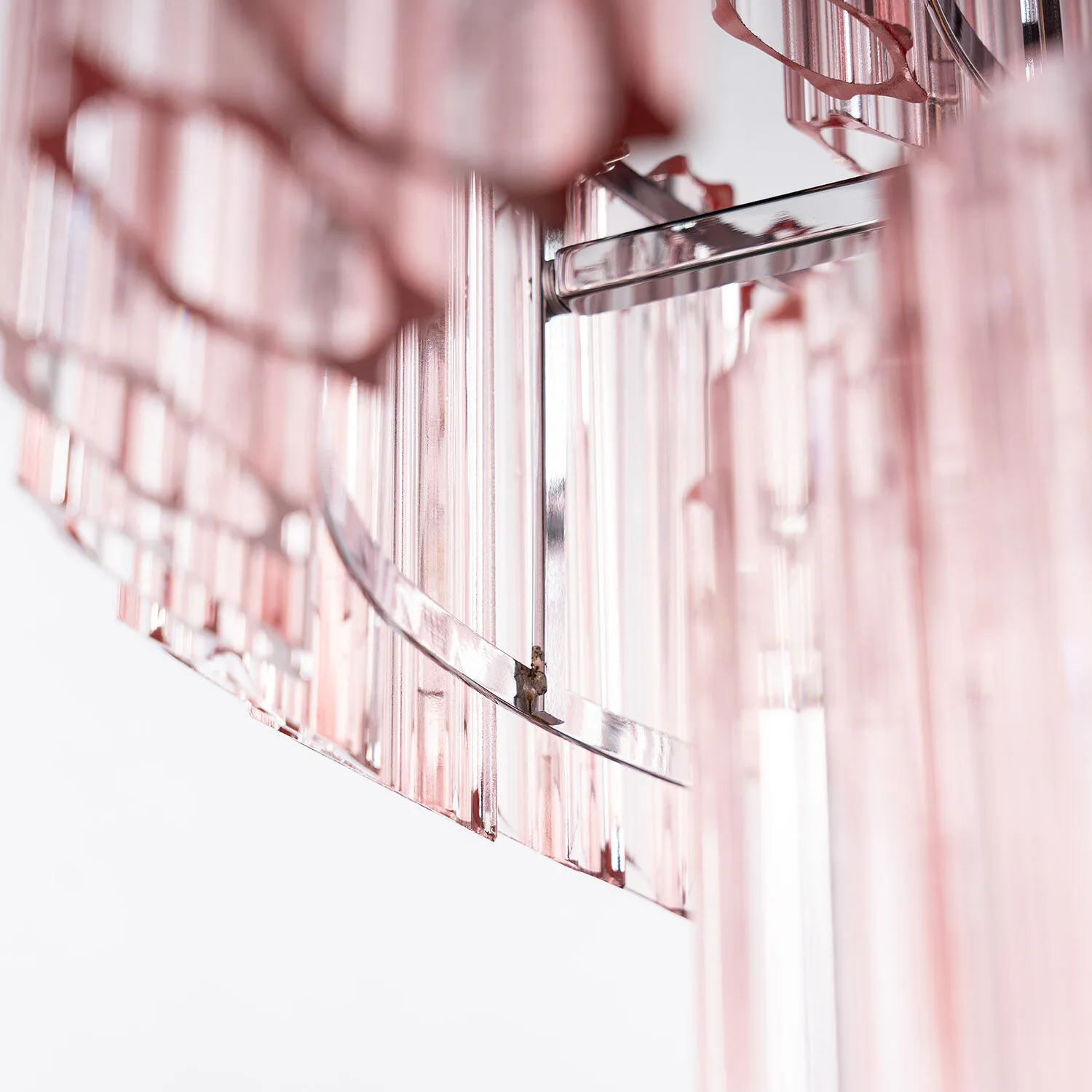 Kristallkrona Ø65cm Verona Rosa