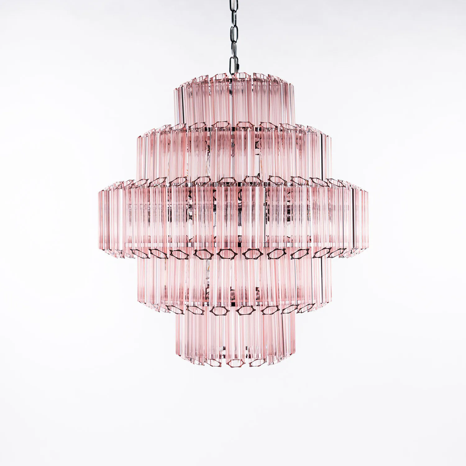 Kristallkrona Ø65cm Verona Rosa
