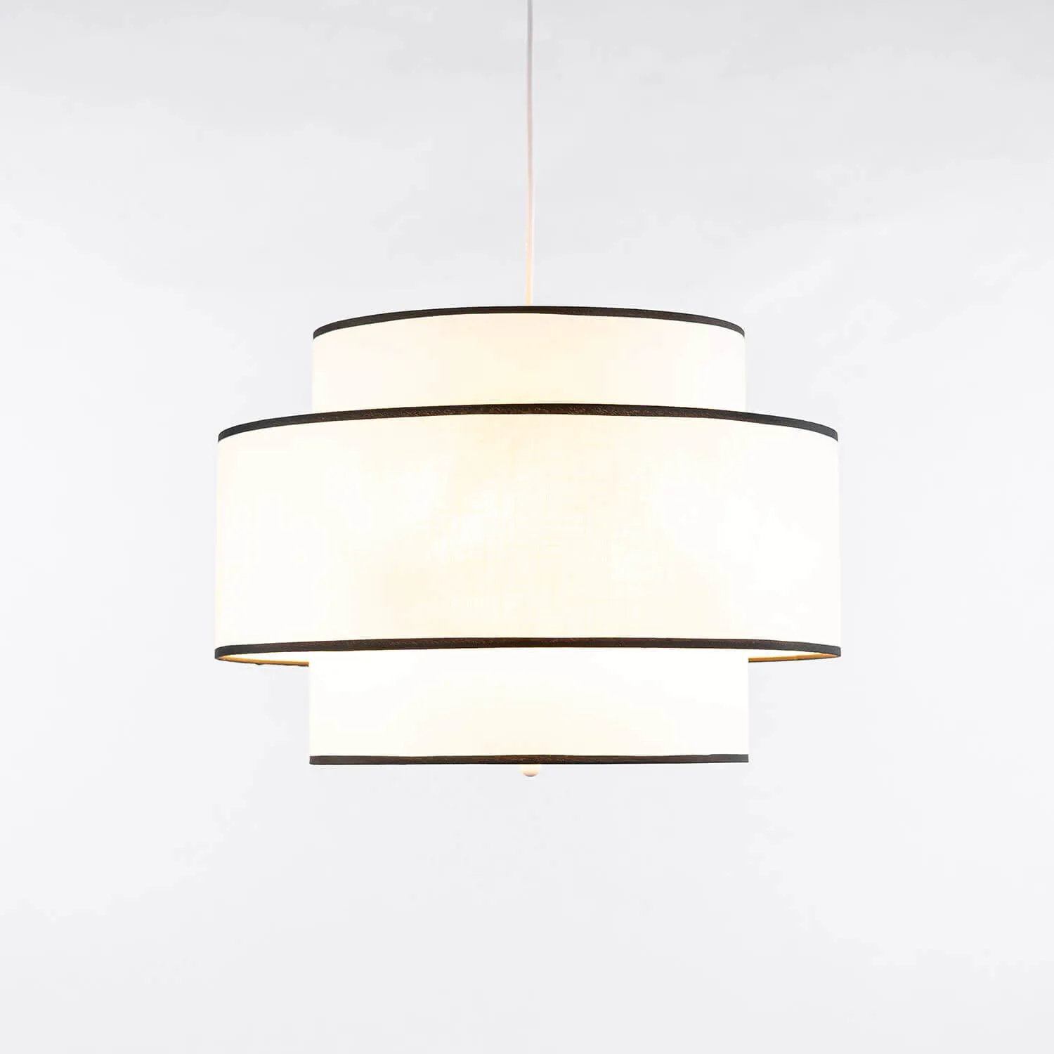 Taklampa Vit/Svart Ø50cm - Tokyo