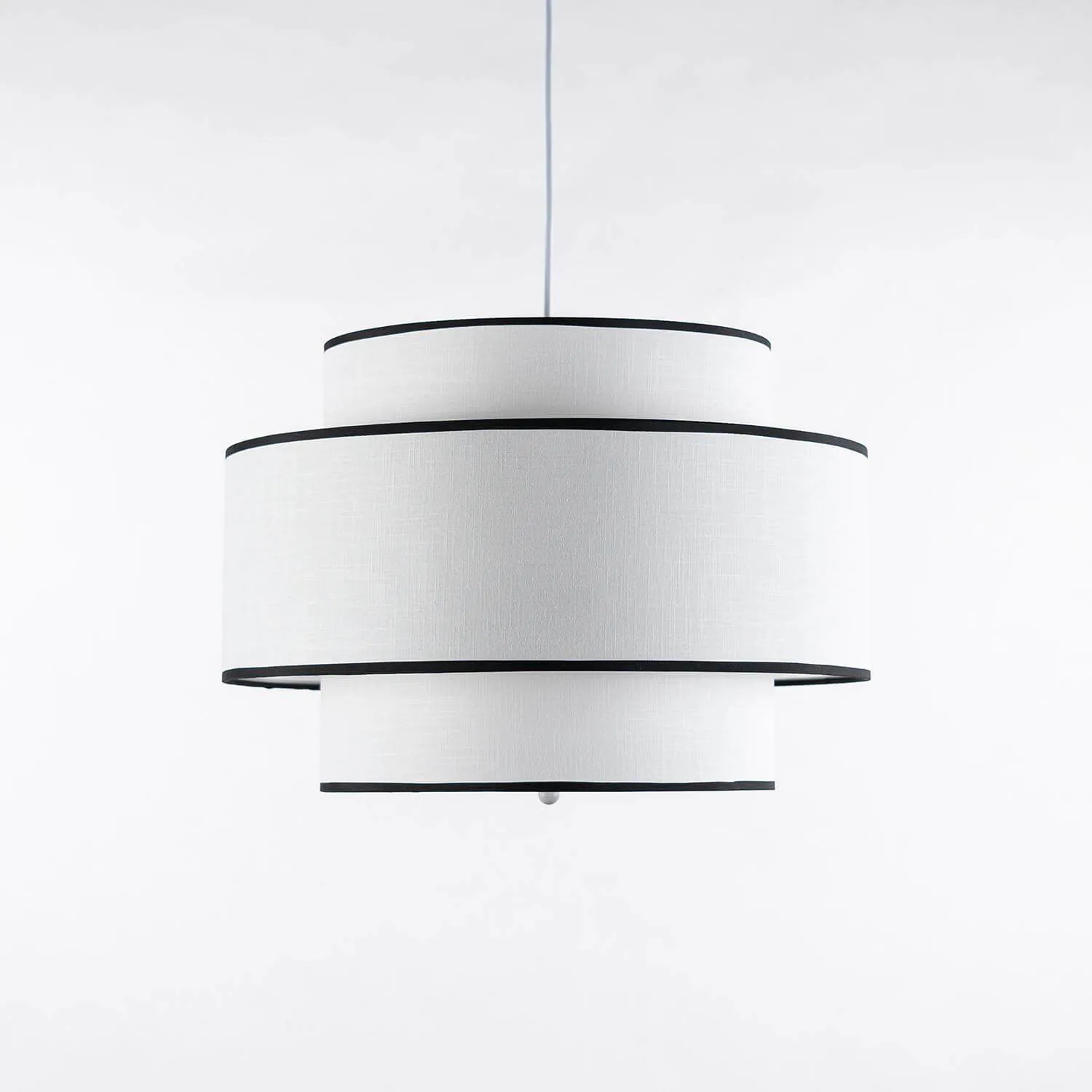 Taklampa Vit/Svart Ø50cm - Tokyo