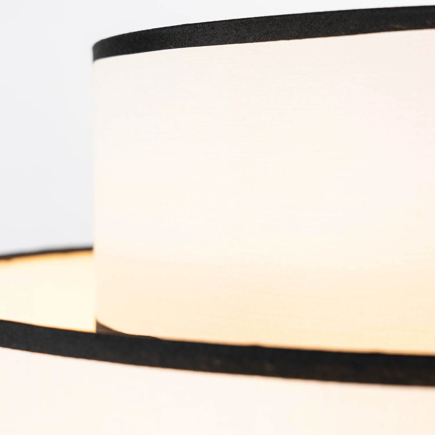 Taklampa Vit/Svart Ø50cm - Tokyo