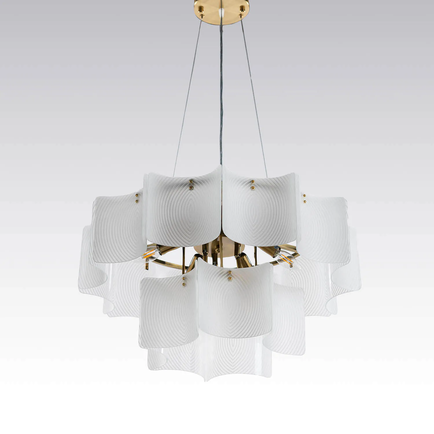 Taklampa Vit Ø65cm - Bellagio