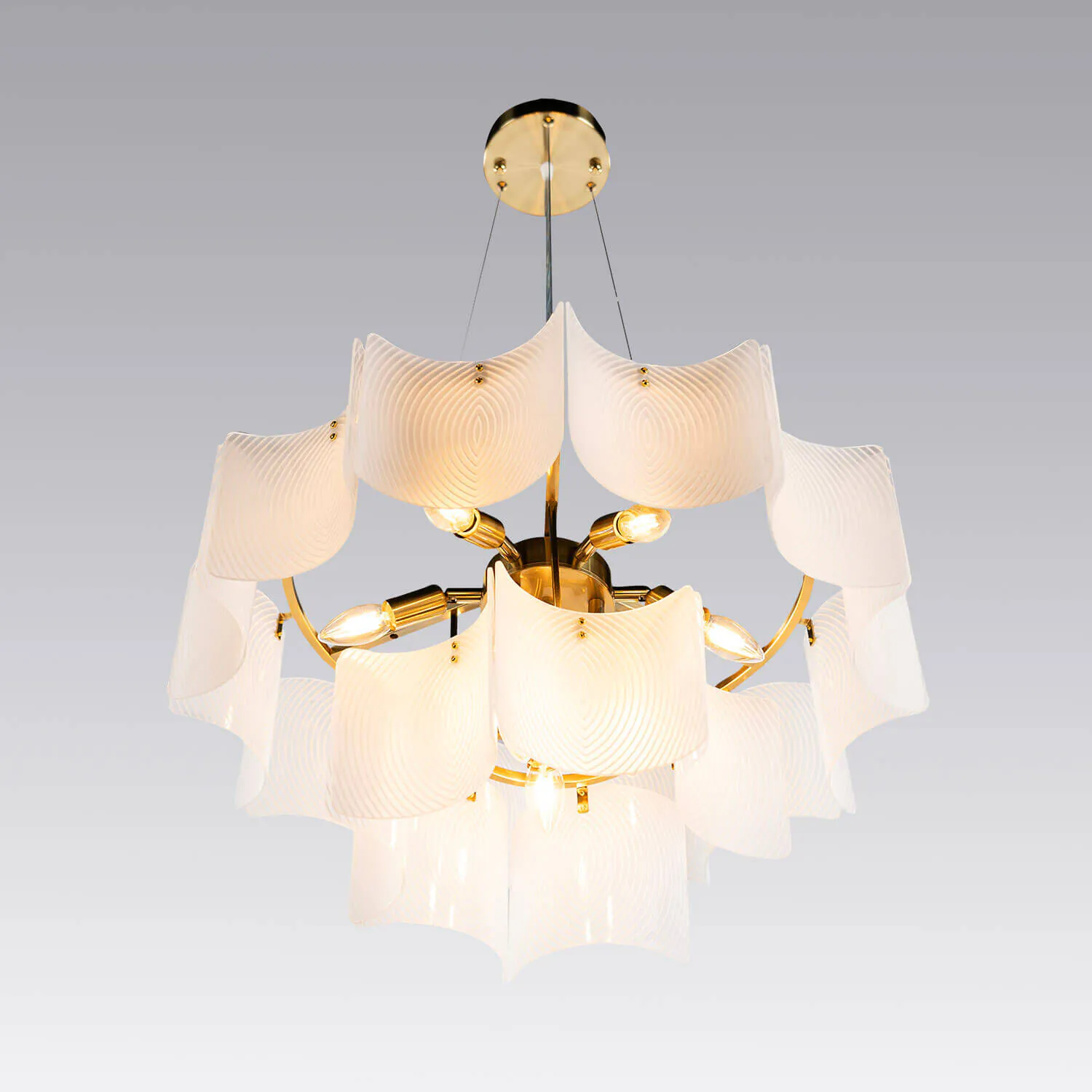 Taklampa Vit Ø65cm - Bellagio