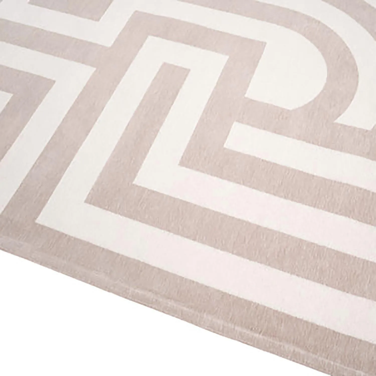 Mönstrad Matta Vit/Beige 160x230cm - Tiffany